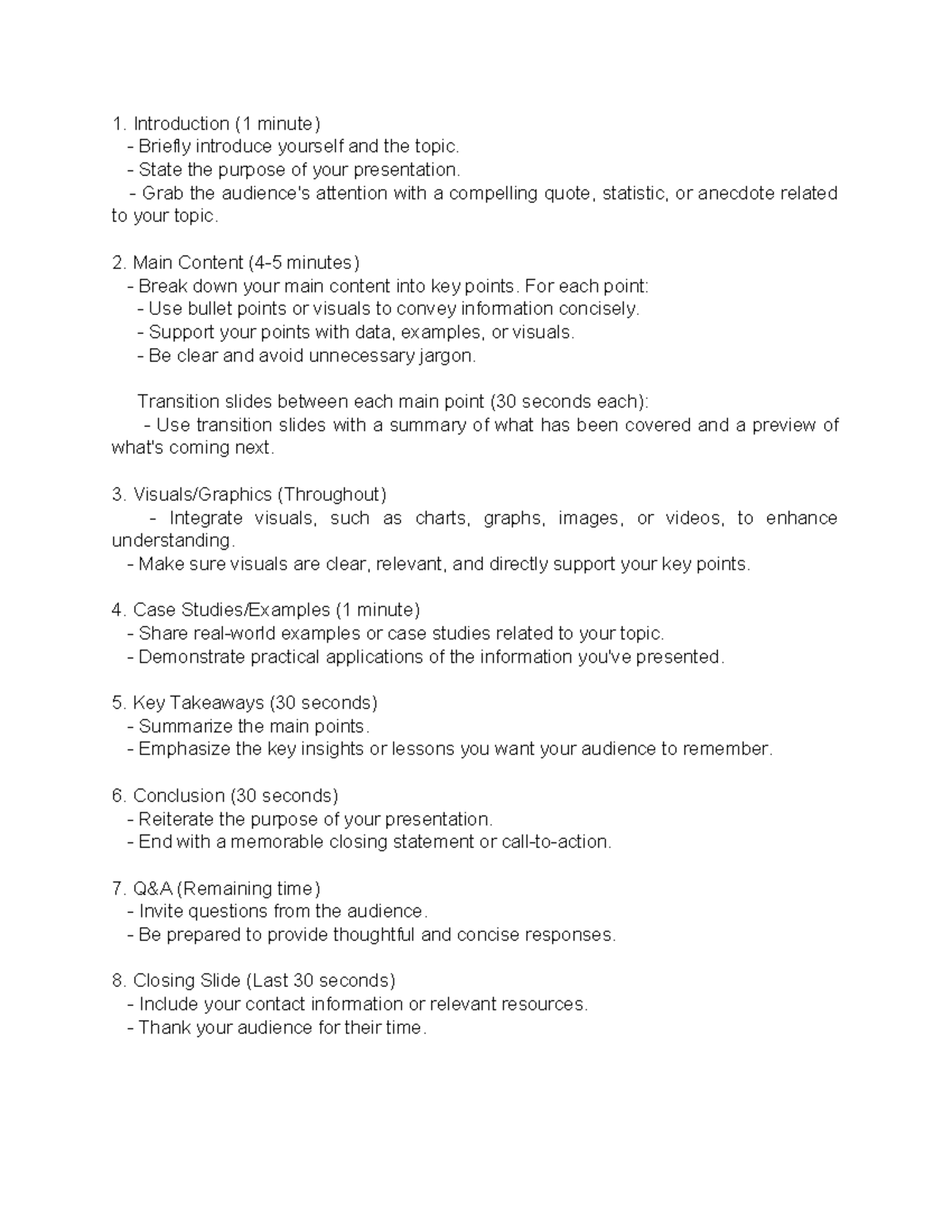 UTS Reporting - 1. Introduction (1 minute) - Briefly introduce yourself ...