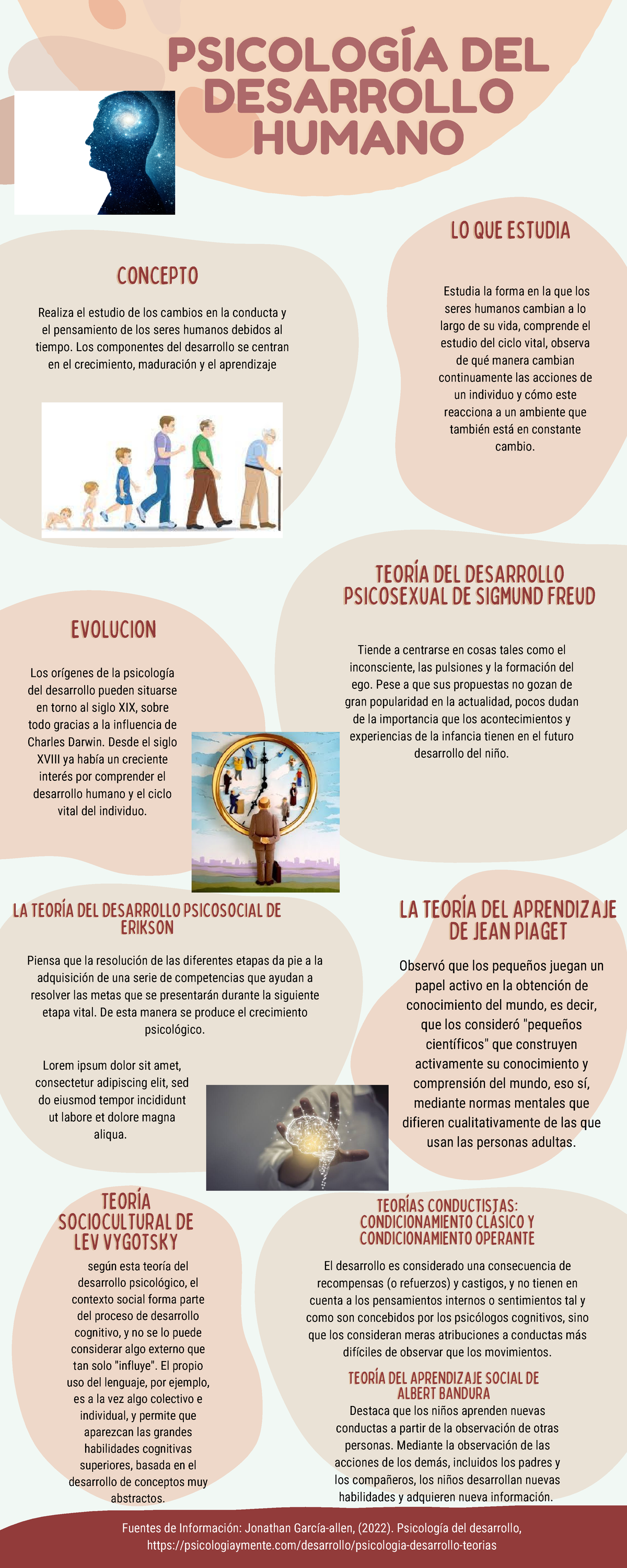Infografía Psicologia DEL Desarrollo Humano - TEORÍATEORÍA ...
