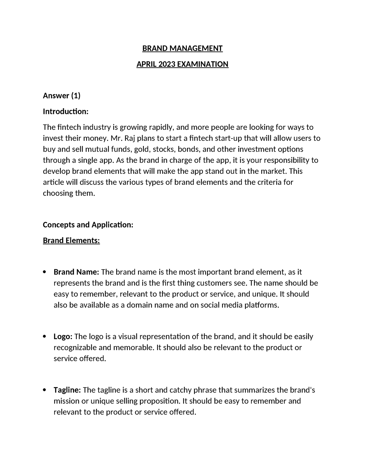 nmims brand management assignment