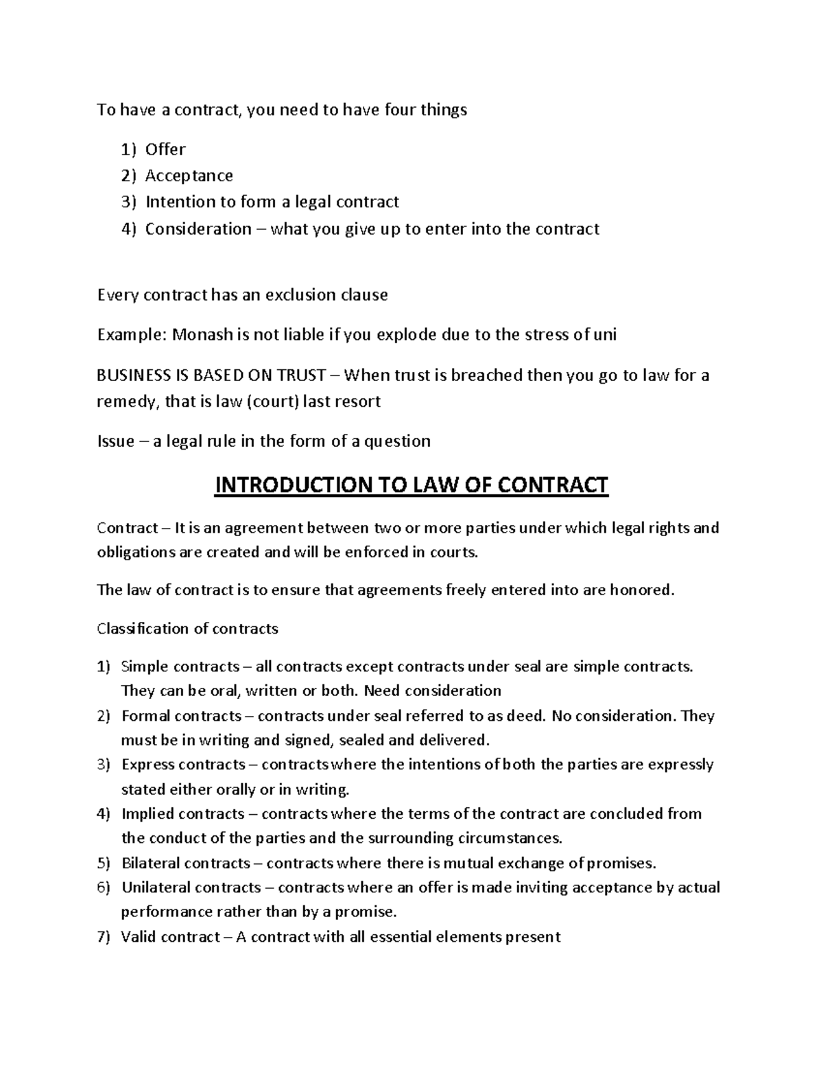 3442-sample - additional material - To have a contract, you need to ...