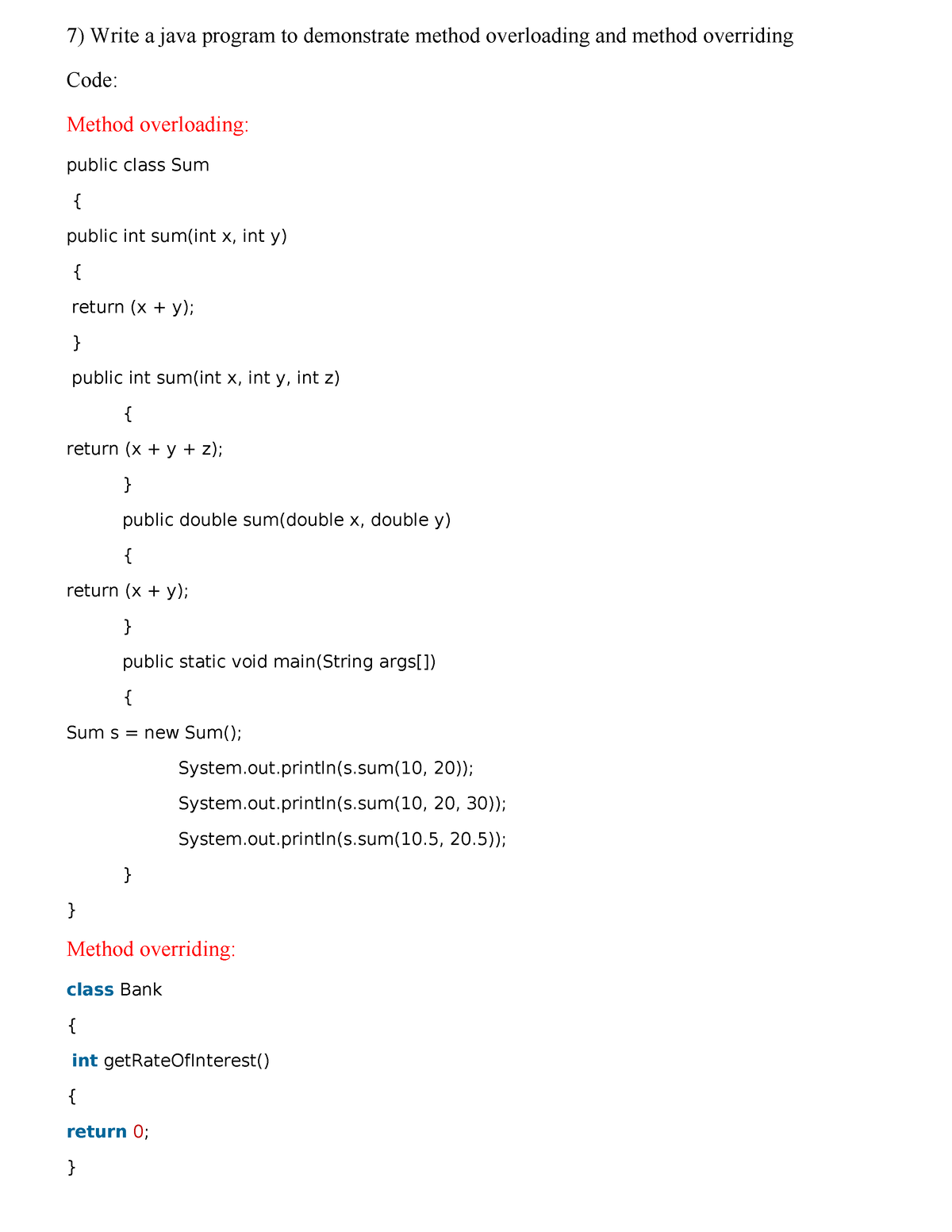 Java Programs 2 - Computer Science And Technology (CST303 - 7) Write A ...