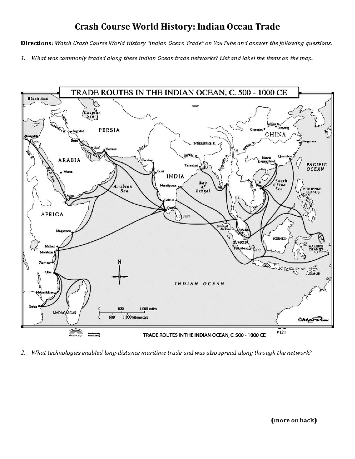 Crash course world history indian ocean trade Directions Watch Crash Course World History