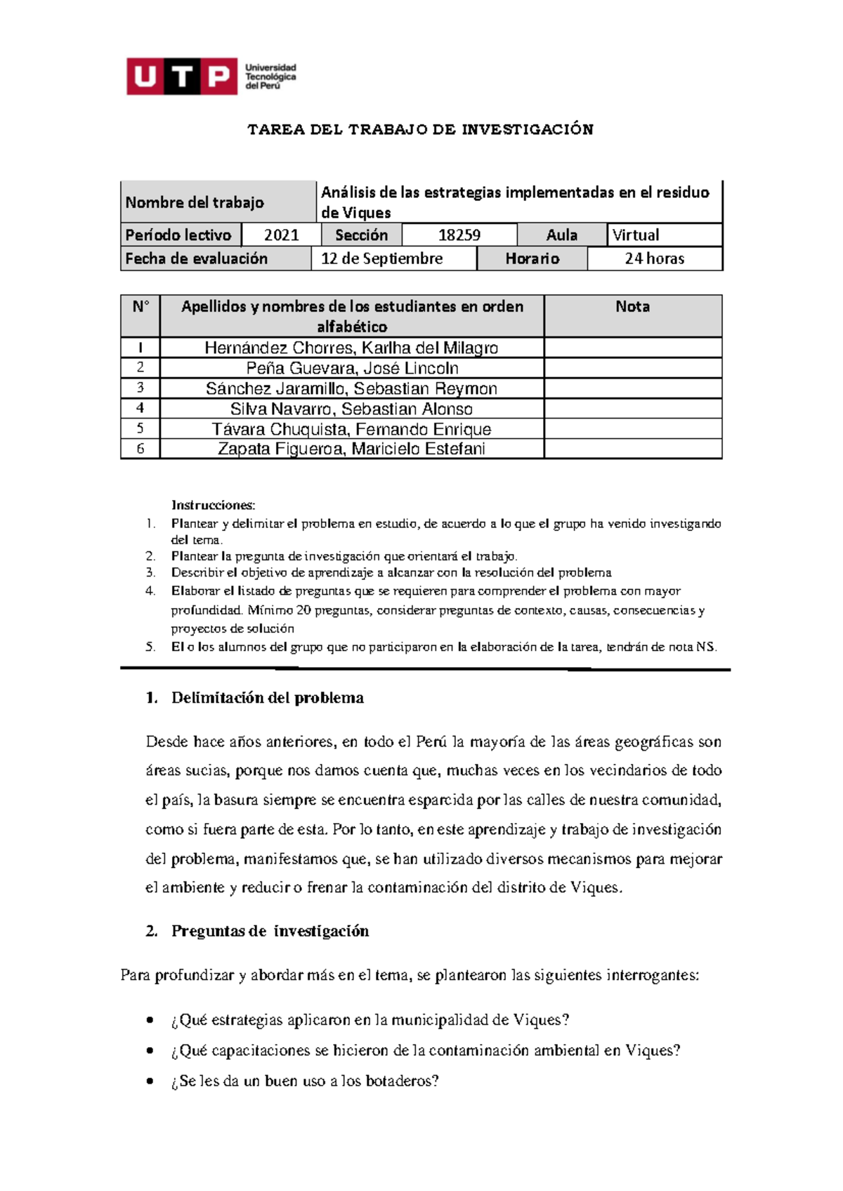 Semana 5 - Tarea 1 - Plantilla - Delimitación del tema de investigación ...