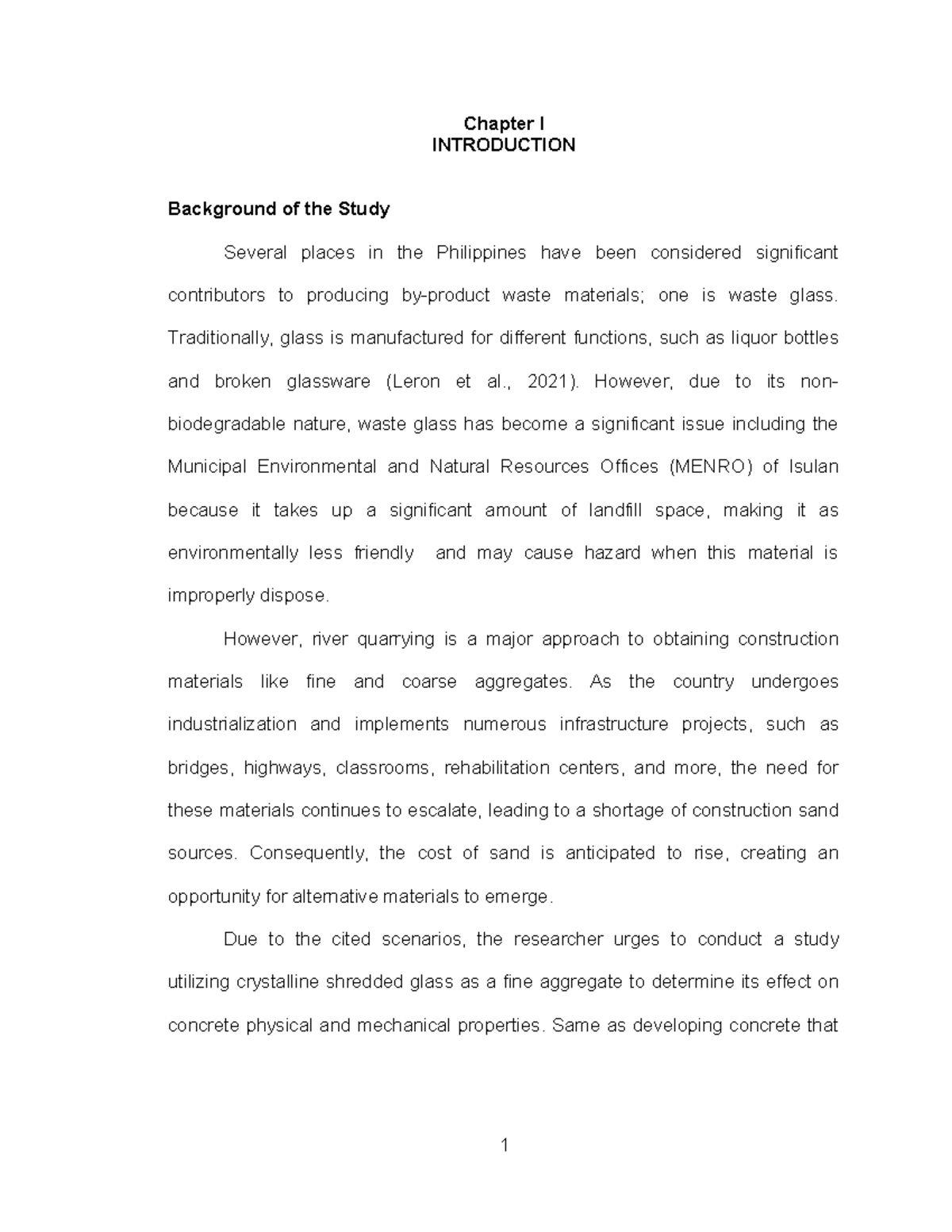 Chapter-I - Thesis Chapter 1 - Chapter I INTRODUCTION Background of the ...