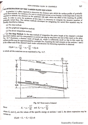 Classnotes 27 - Notes - Fluid mechanics and hydraulics - Studocu
