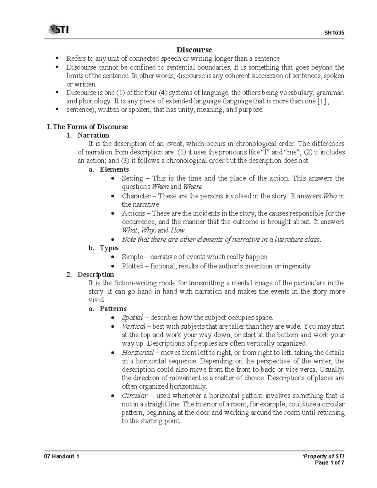 07 Handout 1(2) 2 Unlocked - 07 Handout 1 *Property Of STI Discourse ...