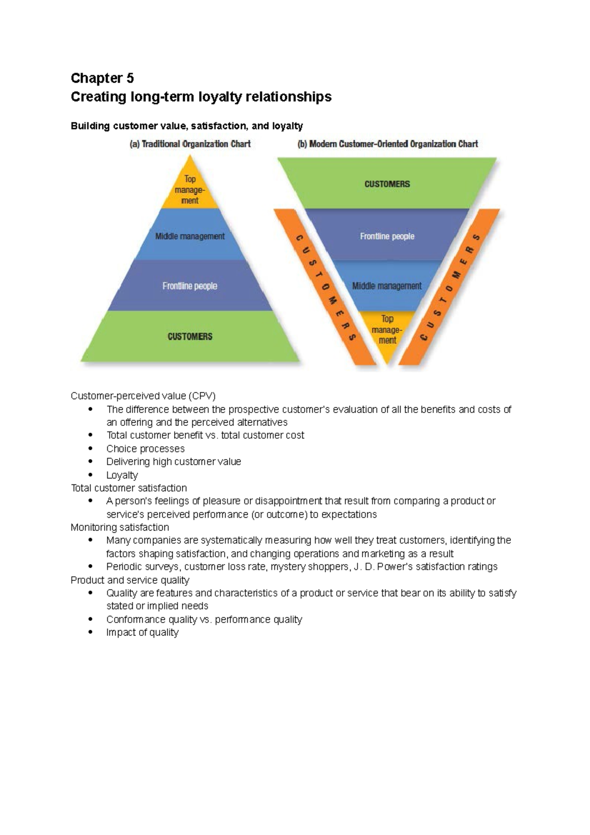 Zusammenfassung (5) - Chapter 5 Creating Loyalty Relationships Building ...