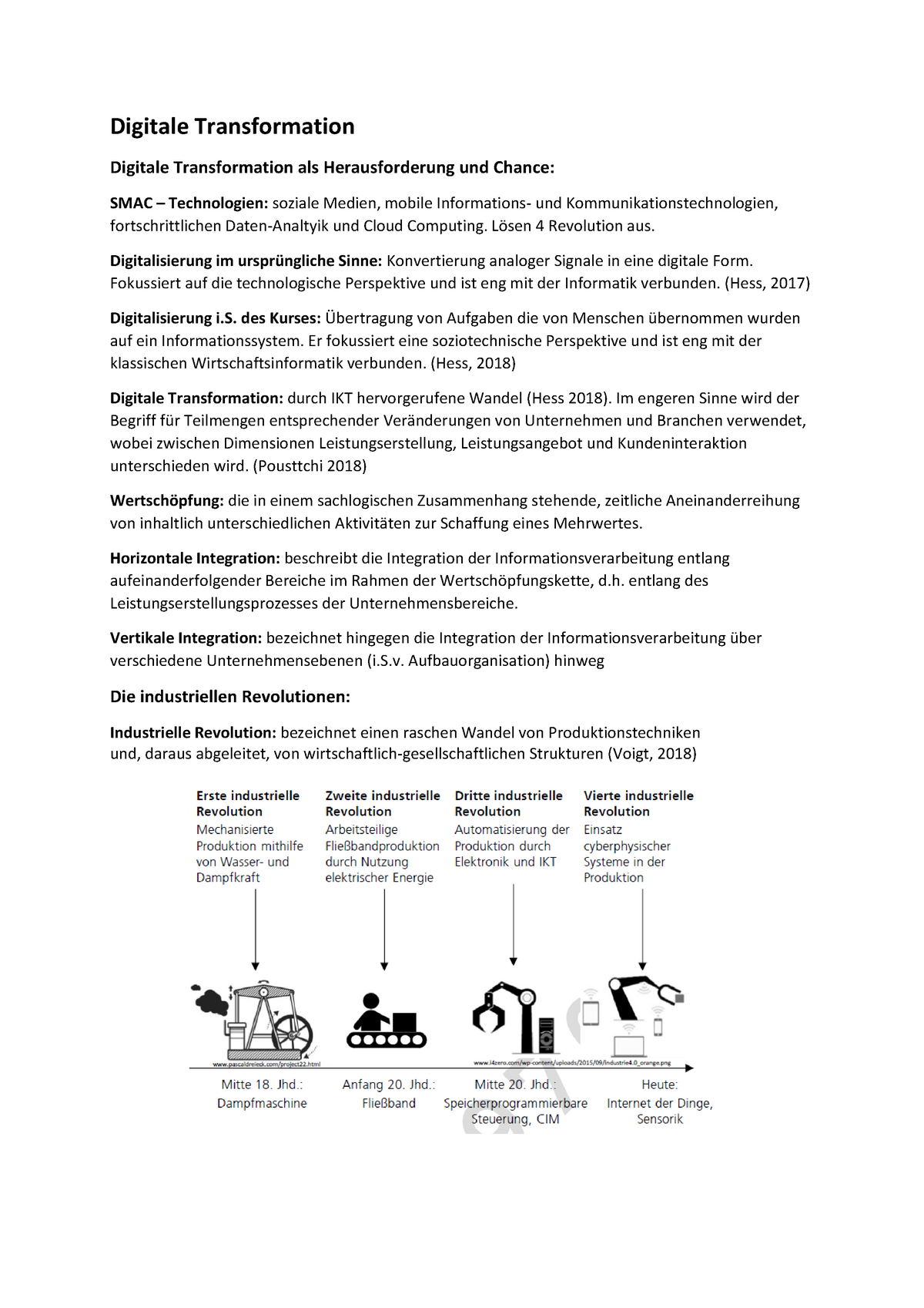 Digitale Transformation Kurseinheit 1 - Digitale Transformation ...