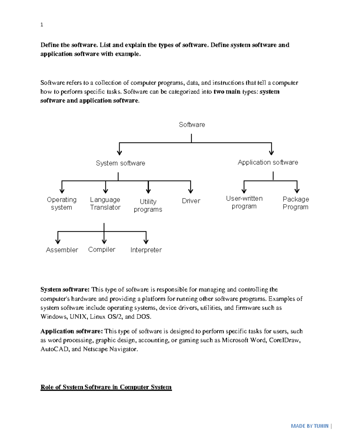 Software - This CSE Fundamentals notes hope will help you a bit ...