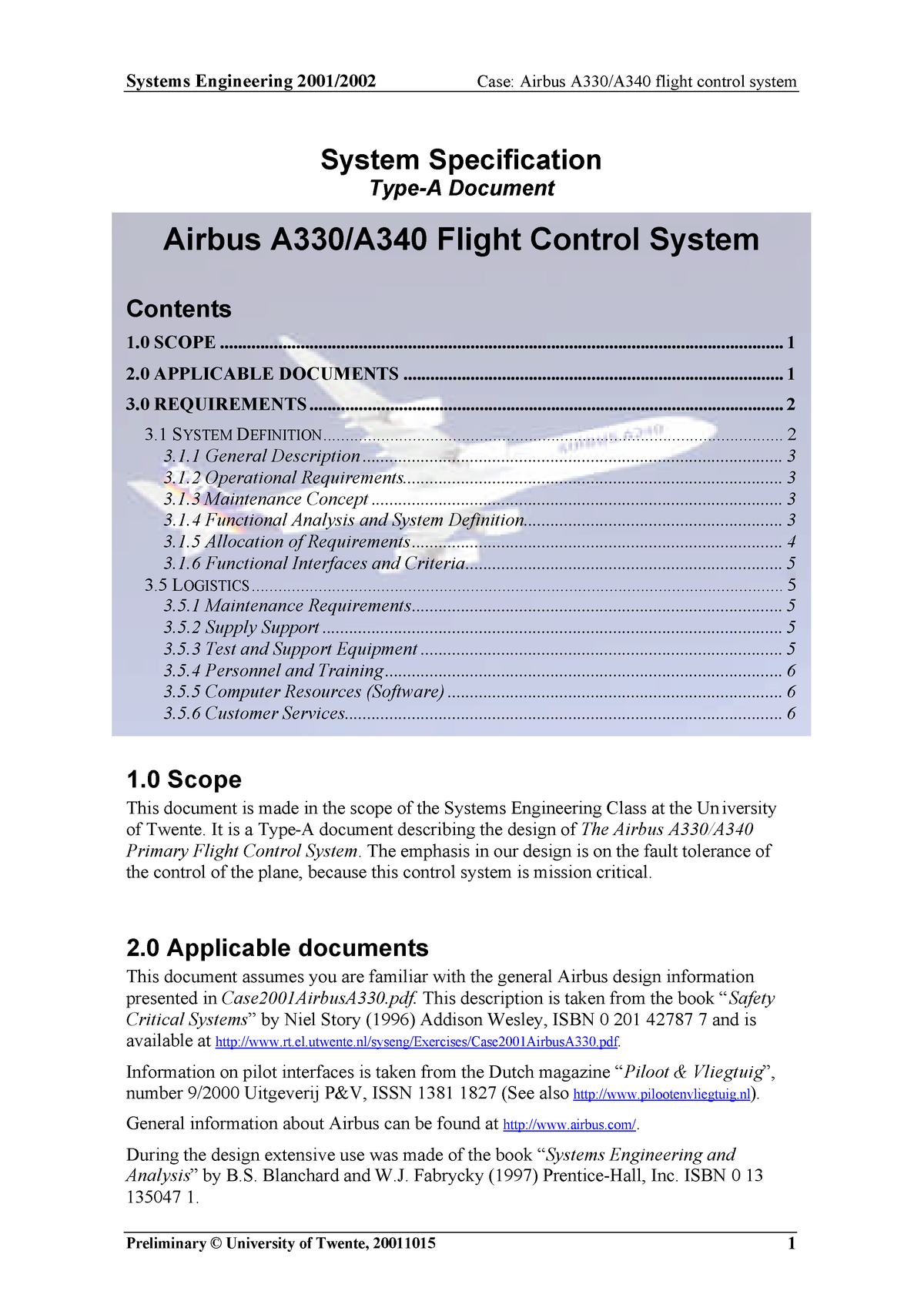 Airbus A3xx Case Solution