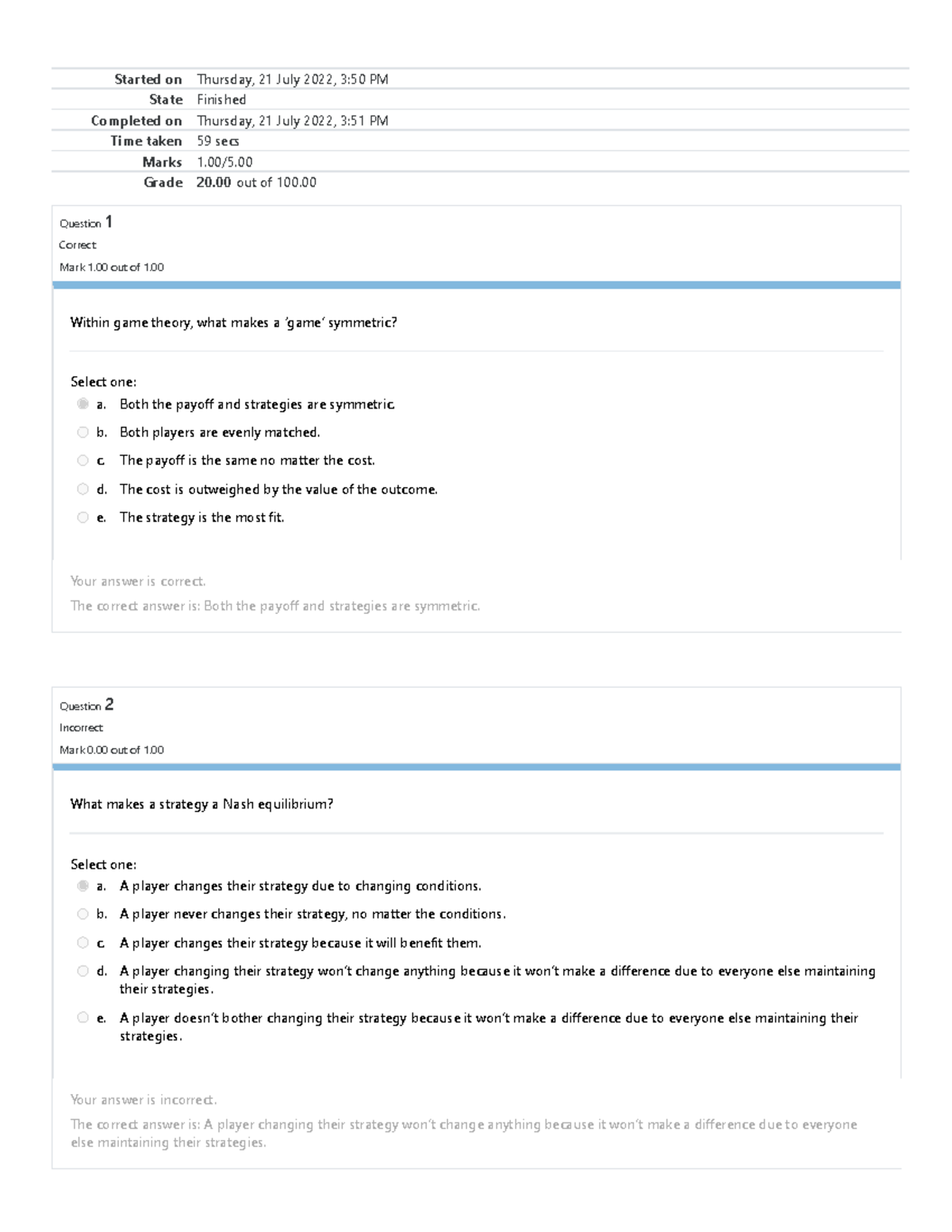 4212 Self-Quiz Unit 6 Attempt Review Retake - Started On Thursday, 21 ...