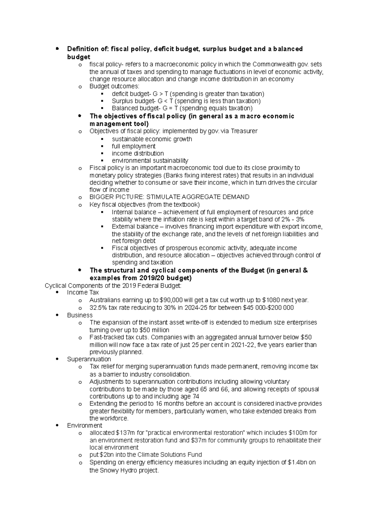 Budget - Definition of: fiscal policy, deficit budget, surplus budget ...