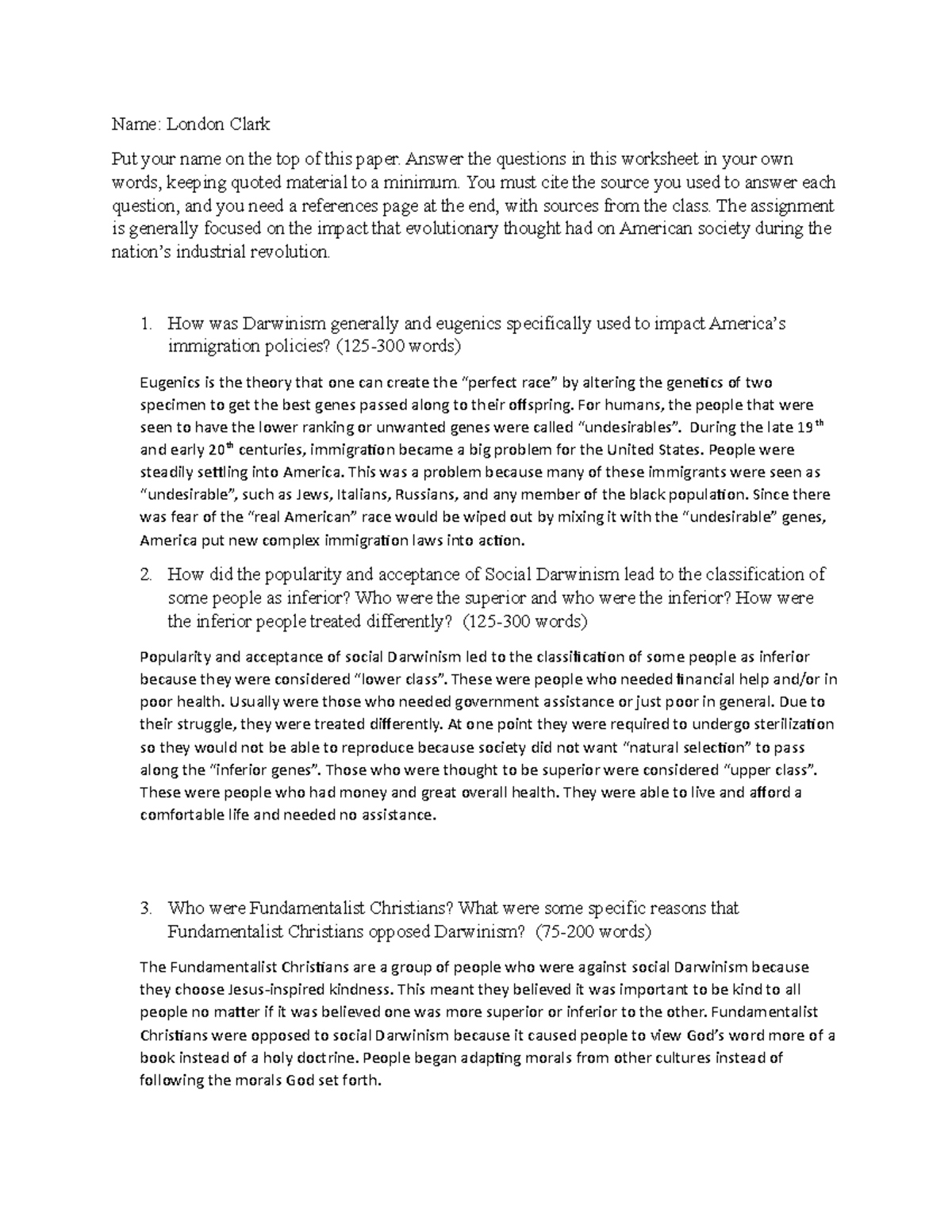 Social Darwinism:  Key Statements And Their Lasting Legacy - lt6a4qj