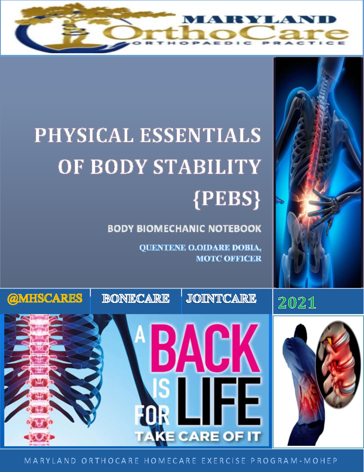 Physical Essentials OF BODY Stability - MMHJJJ M A R Y L A N D O R T H ...