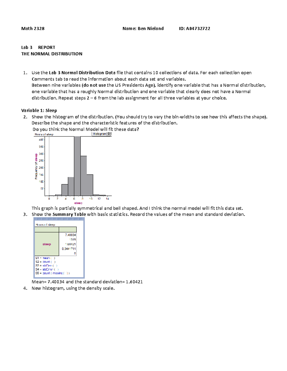 Lab3Report - Lab 3 Stats - Warning: TT: Undefined Function: 32 Warning ...