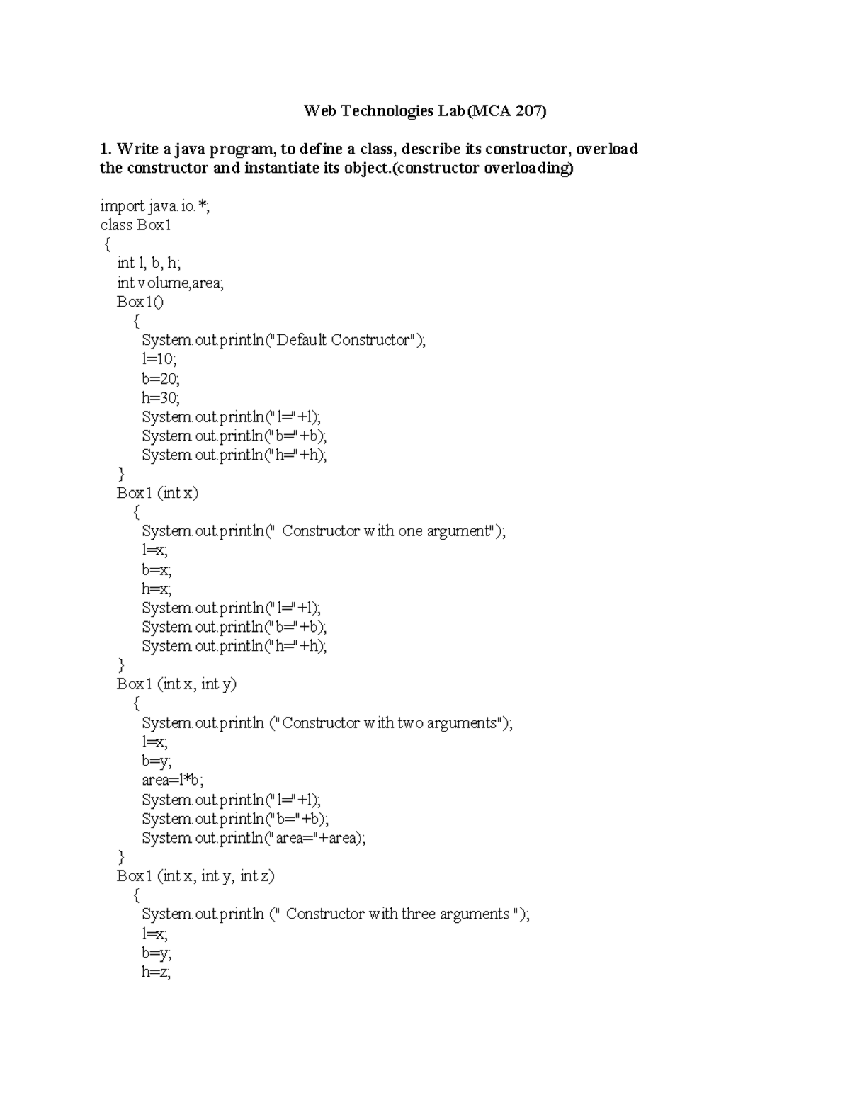 Web Technologies Lab - web techonology programs - Web Technologies Lab ...