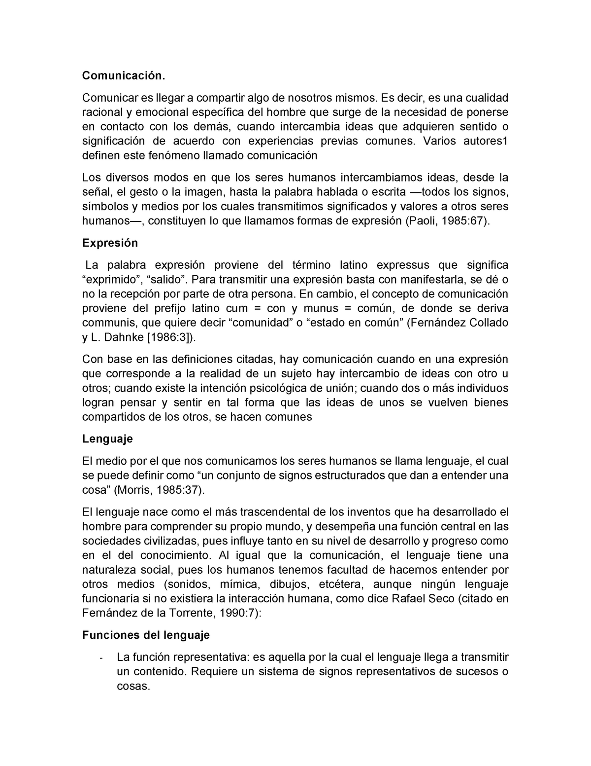 Comunicacion Resumen Comunicacion Oral Y Escrita 9111