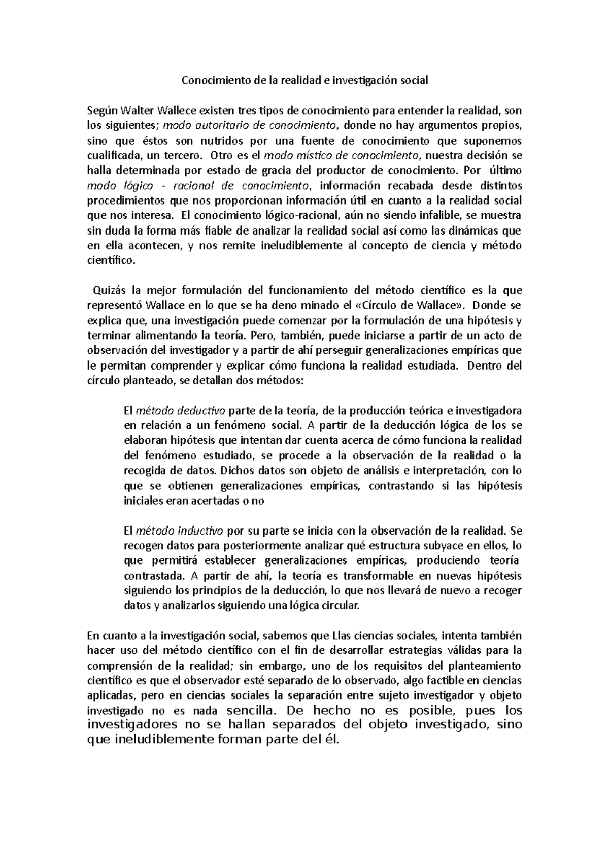 Copia de Conocimiento de la realidad e investigación social ...