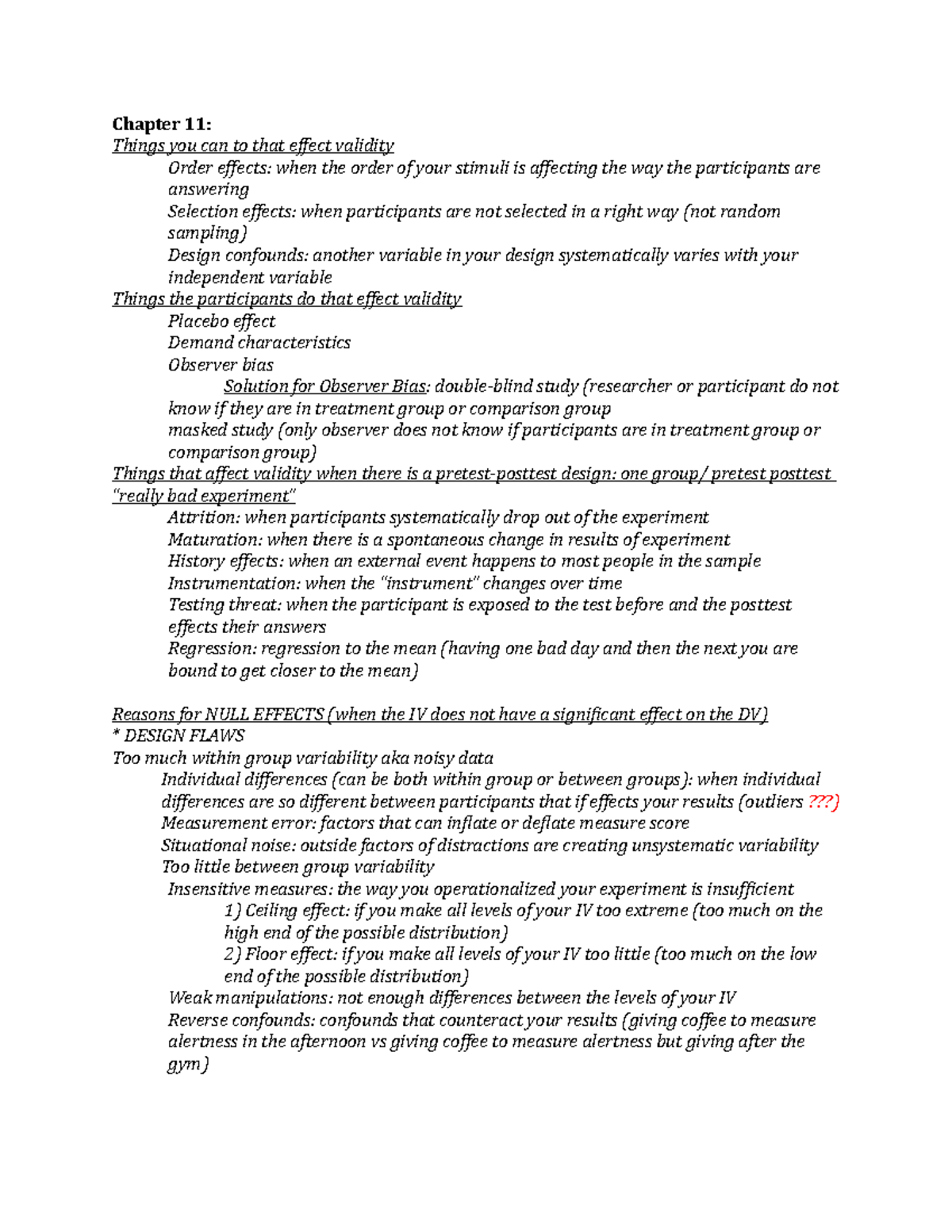 LAST SG 321 - Lecture Notes Final Exam - Chapter 11: Things You Can To ...