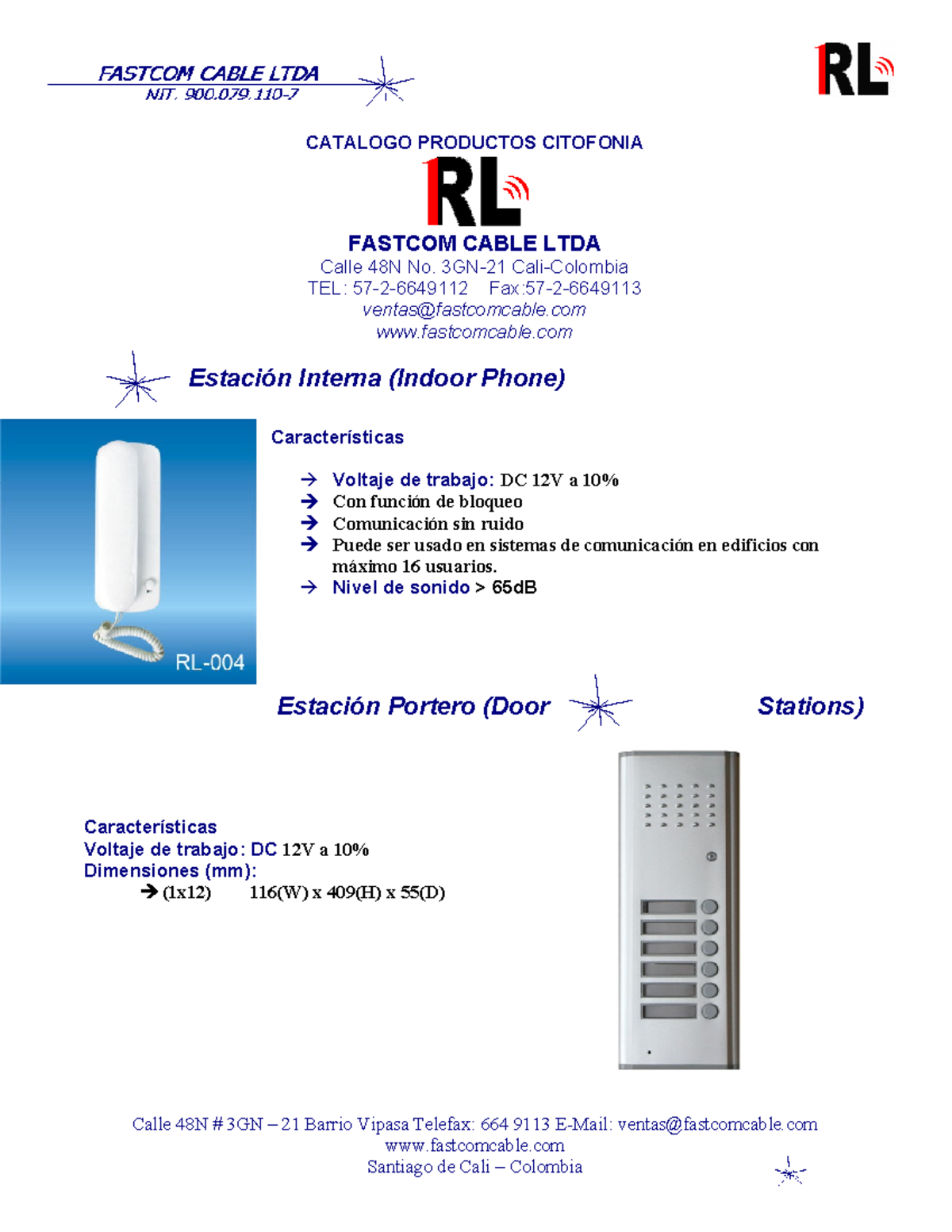 Scribd - sadaSFKJHKJASDFHBKJADSFH - CATALOGO PRODUCTOS CITOFONIA ...