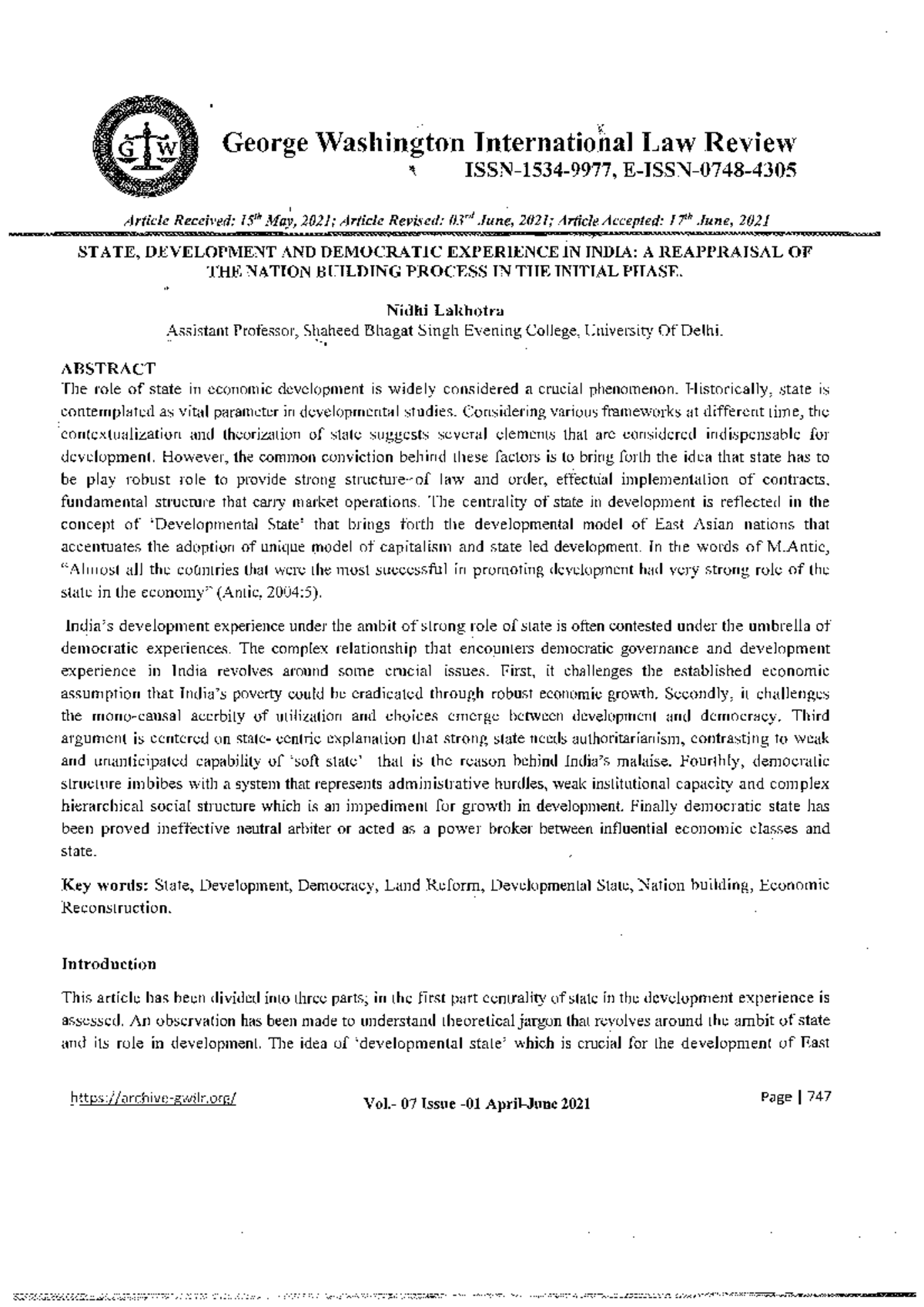 washington international law review Administration law Studocu
