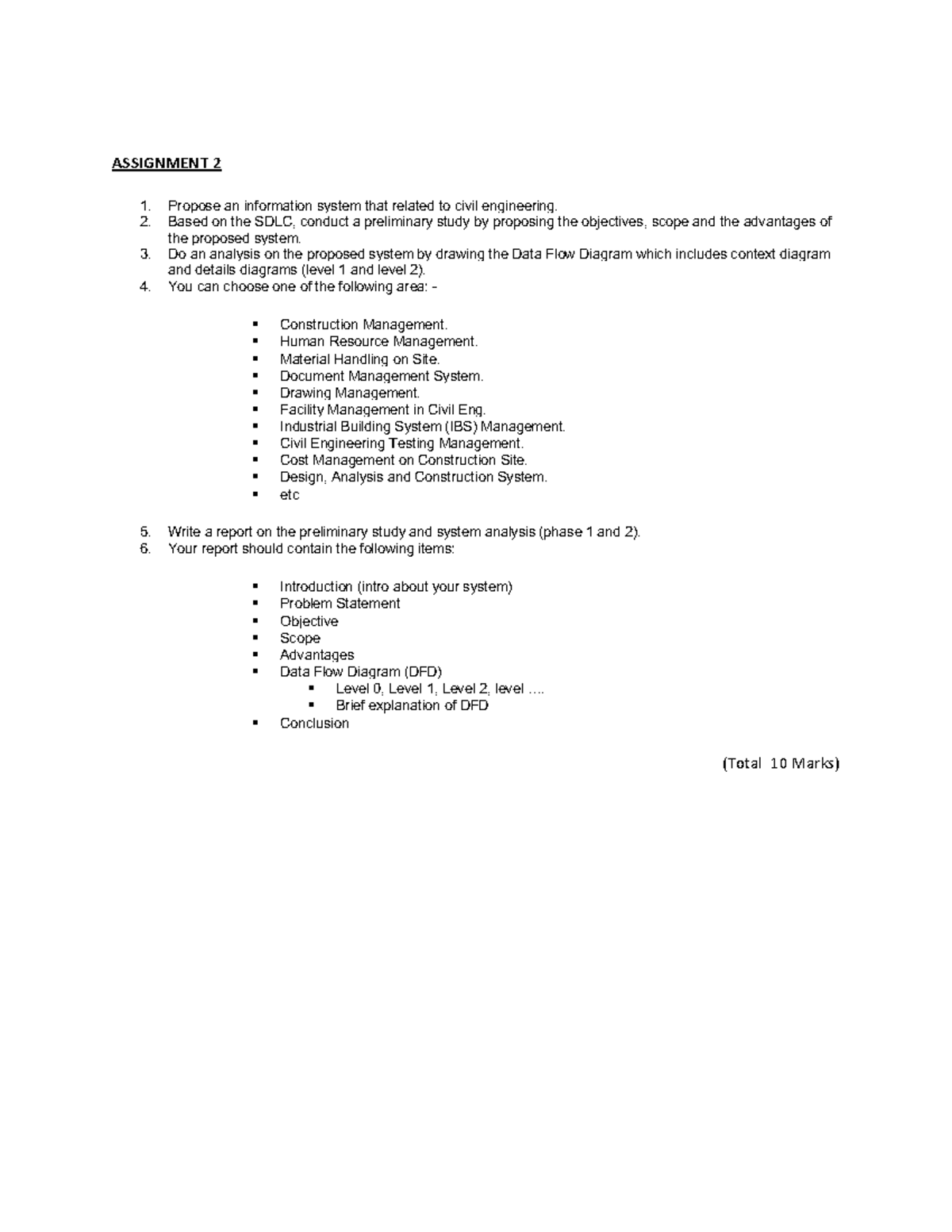 Assignment 2 - Civil Engineering Information Systems SKAA 4412 - UTM ...