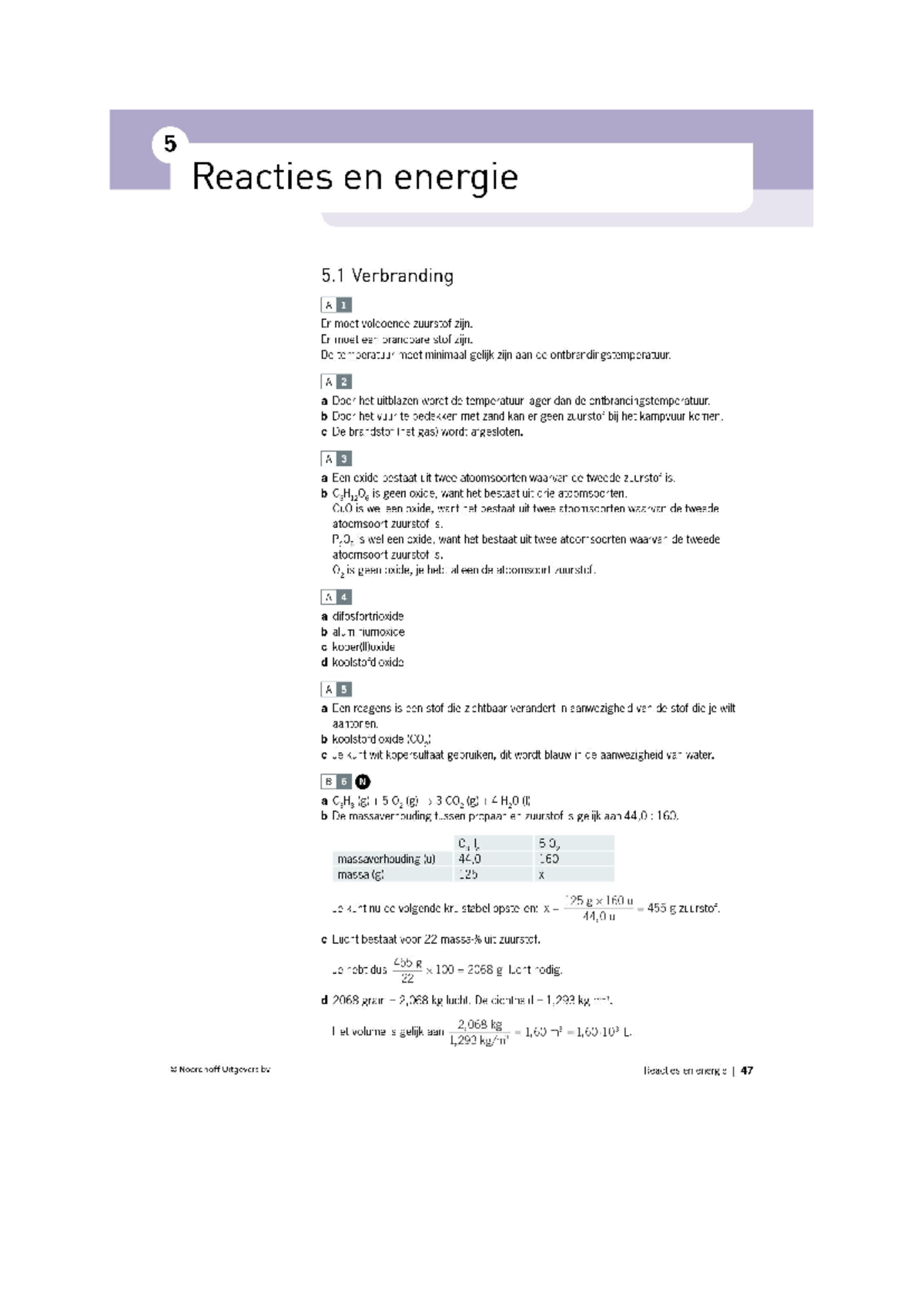 Chemie overal 3 vwo hoofdstuk 5 antwoorden - Scheikunde - Studeersnel