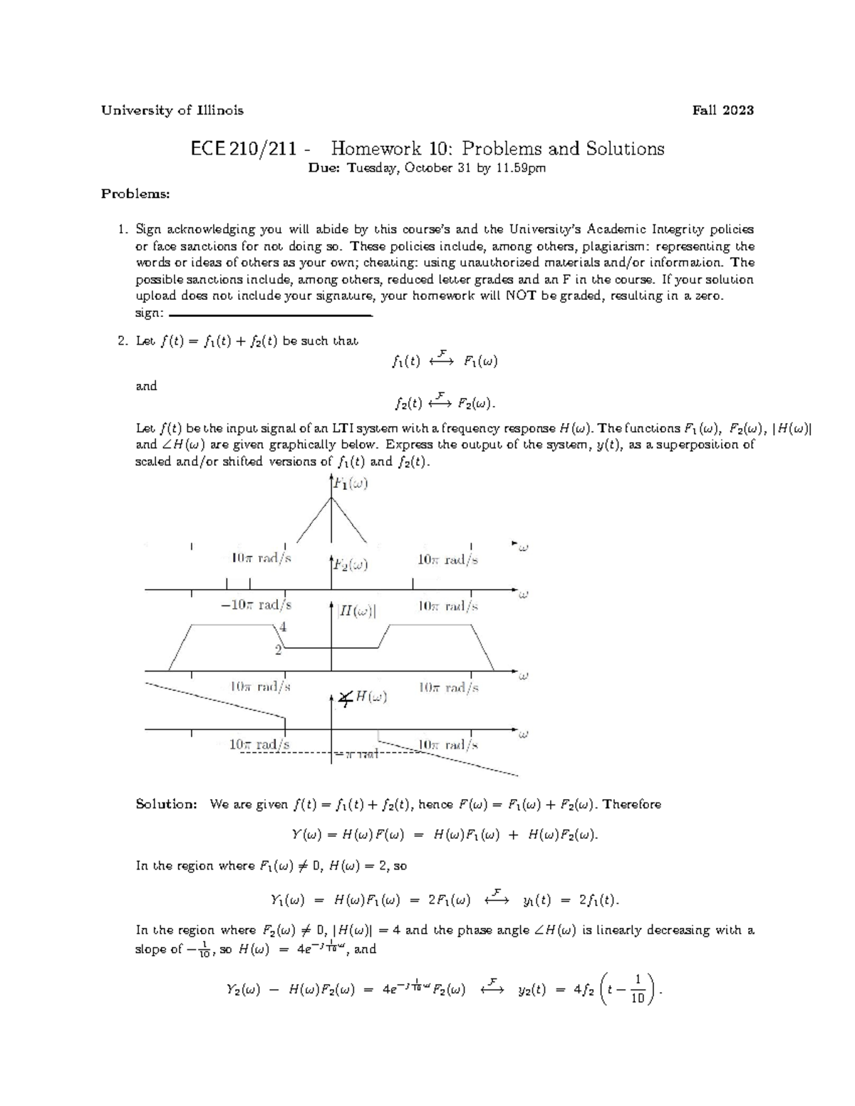 ECE210 FA23 HW10 sol-3-1 - University of Illinois Fall 2023 ECE 210/211 ...