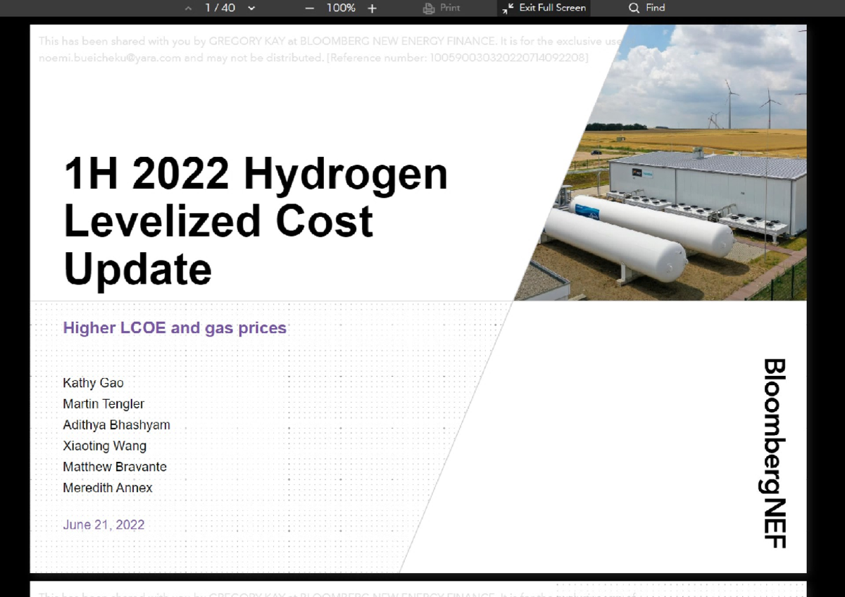 Lazard’S Levelized Cost Of Hydrogen Analysis—Version 2 – IMWGHH
