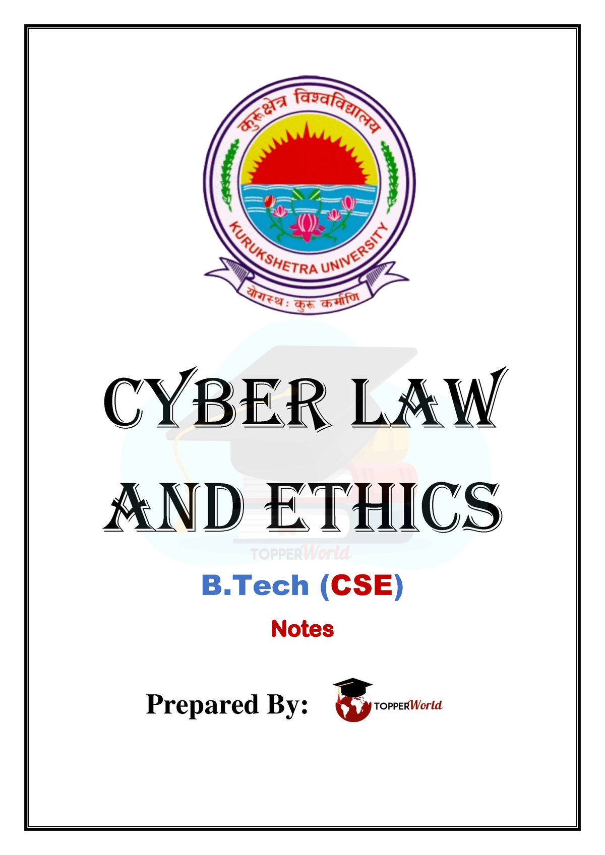 Cyber Law And Ethics Lecture Notes - Cyber Law And Ethics B (CSE) Notes ...