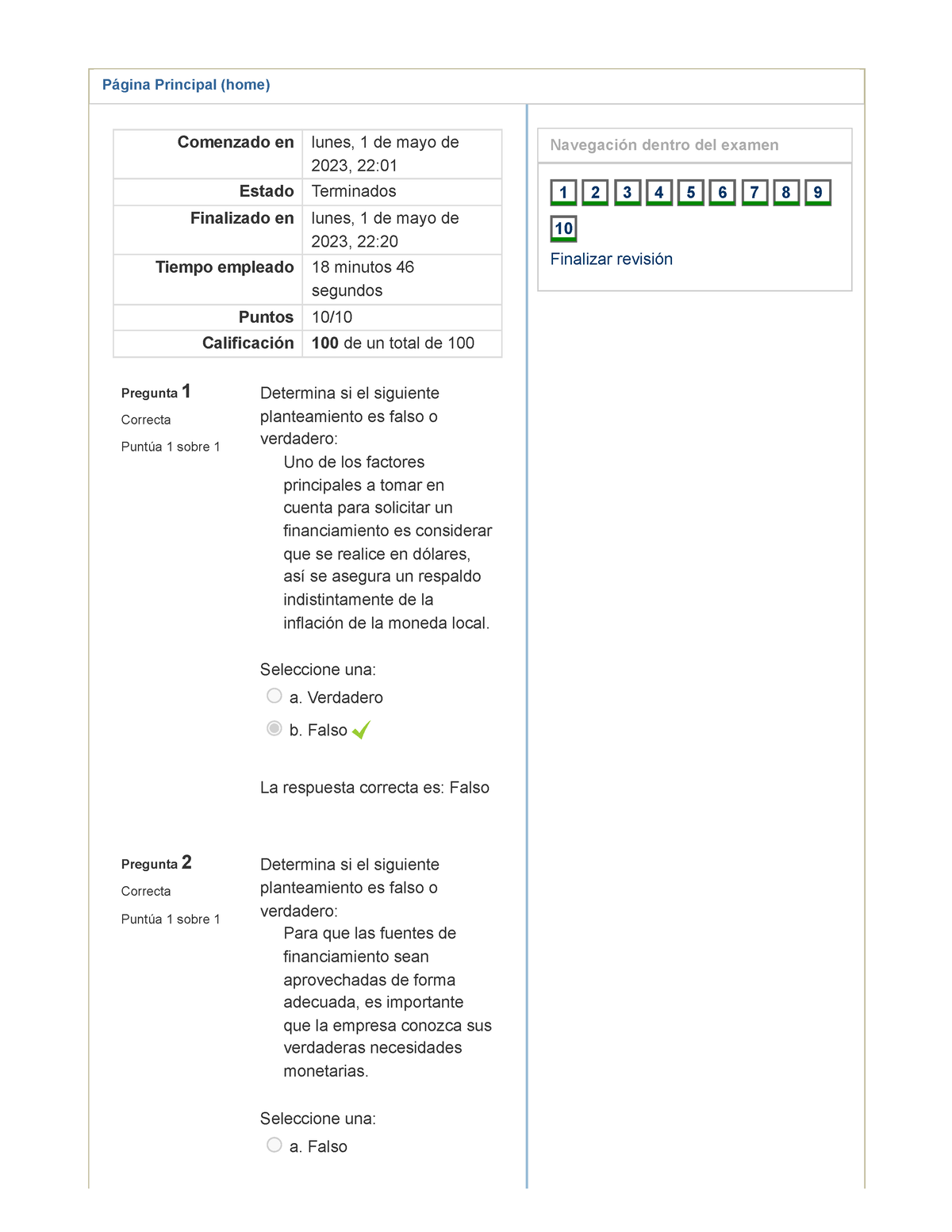 EA4. Financiamiento De Iniciativas - Página Principal (home) Pregunta 1 ...