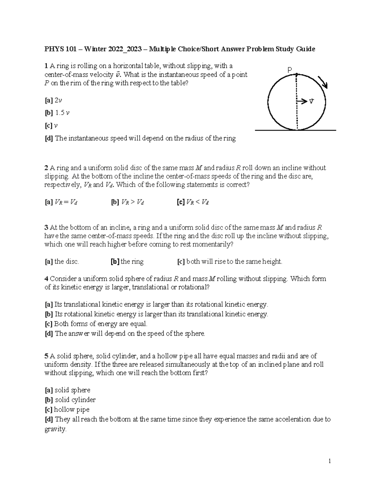 phys-101-multiple-choice-short-answer-study-guide-030823-phys-101