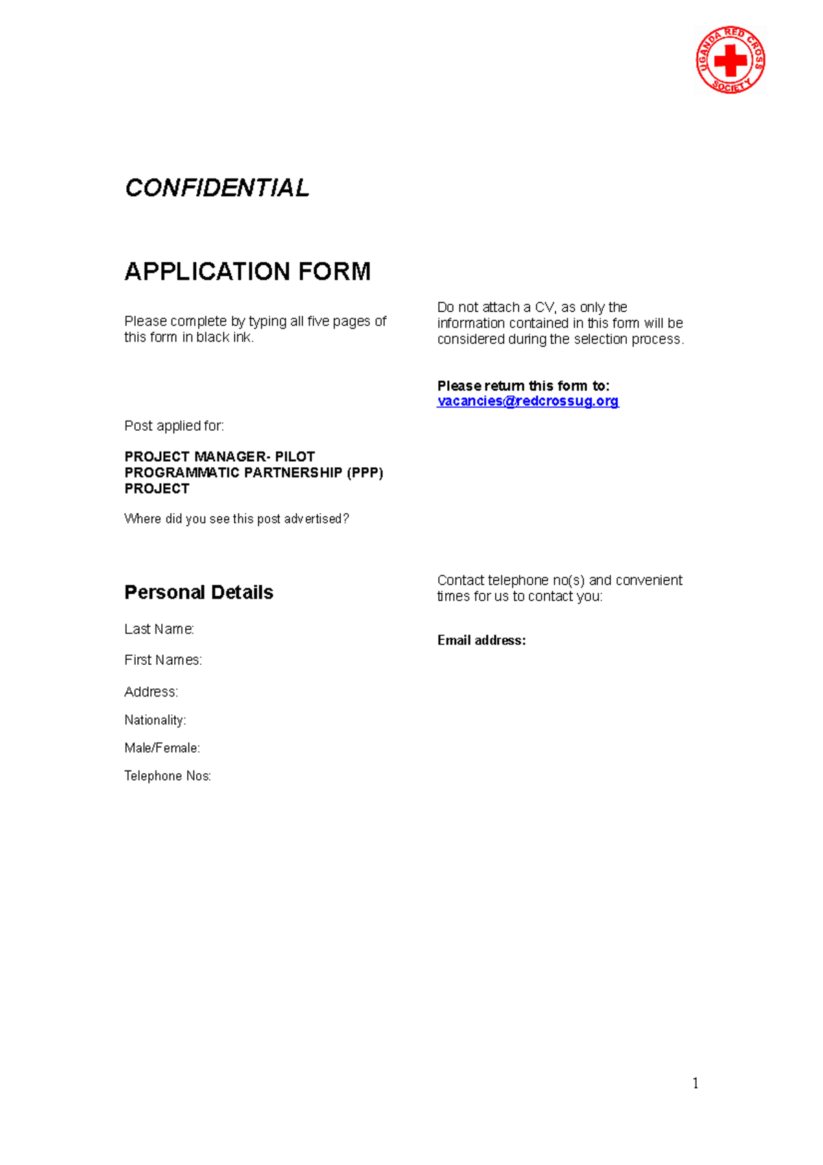 4 URCS Application Template Project Manager Pilot Programmatic ...