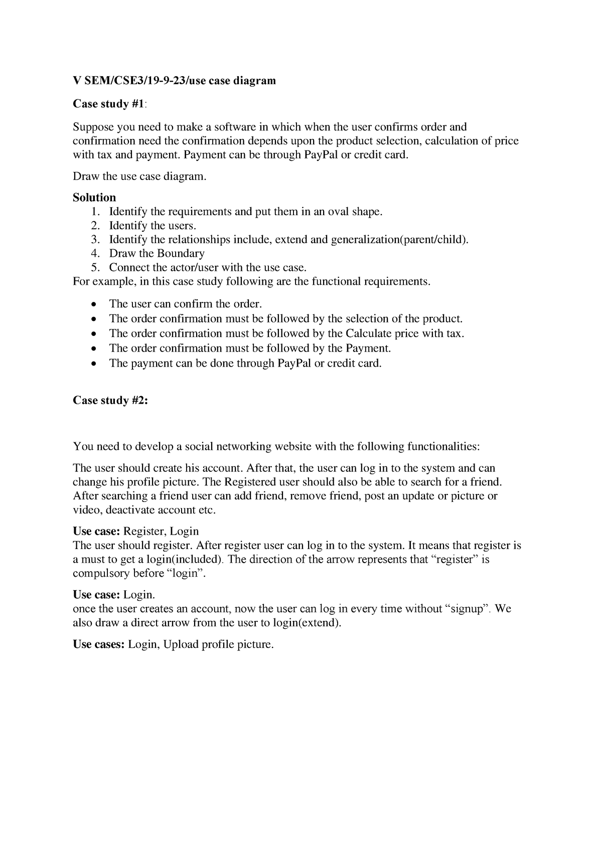 Use case diagram-case study - V SEM/CSE3/19-9-23/use case diagram Case ...