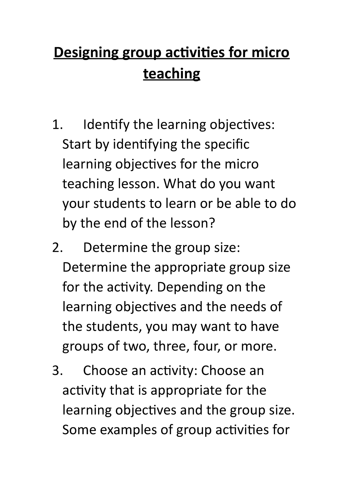 designing-group-activities-for-micro-teaching-designing-group