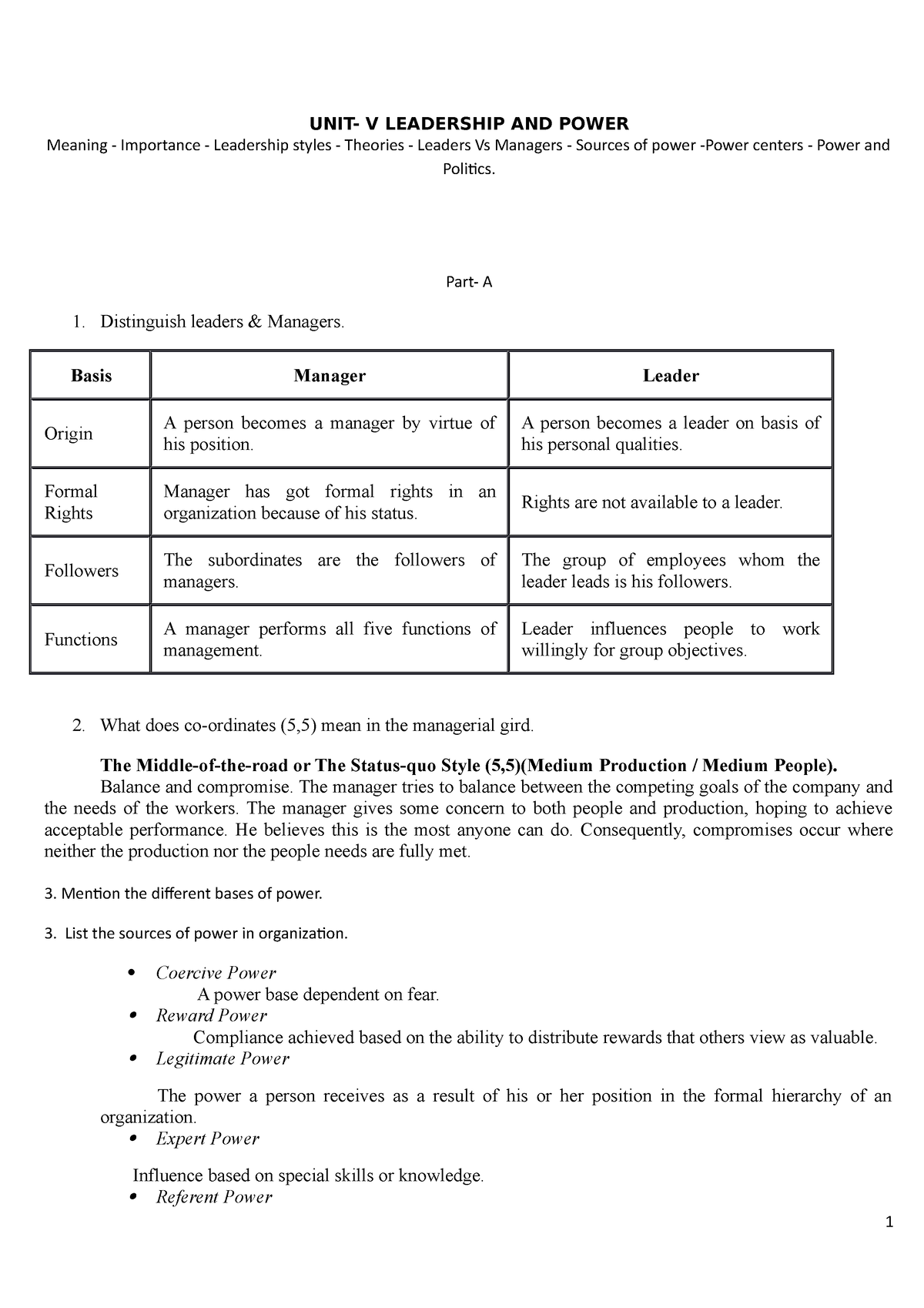 unit-5-important-qus-unit-v-leadership-and-power-meaning