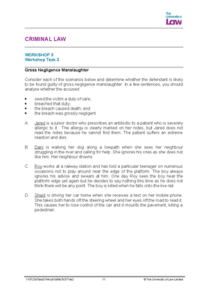 Ws Taks 1 - Ws Task - CONTRACT LAW WORKSHOP 4 Consideration In The ...