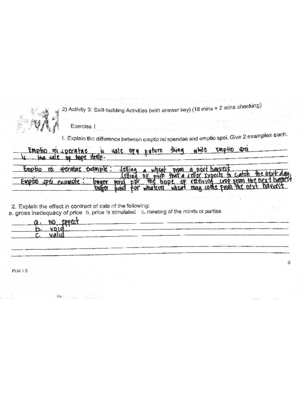 SAS 2 - Module Answer Key - 2) Activity 3: Activities (with answer key ...