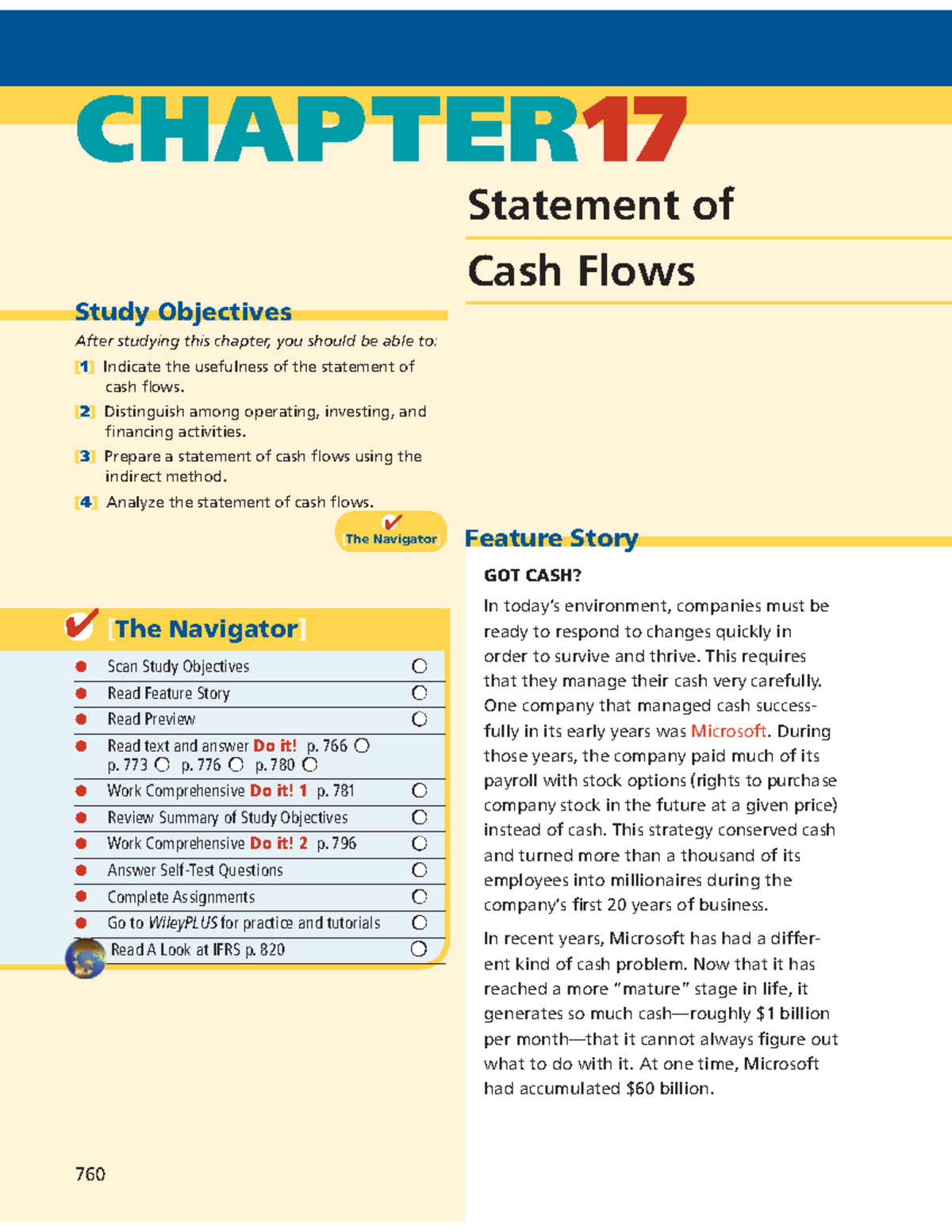 Chapter 17 Statement Of Cash Flows - Financial Accounting - DU - Studocu