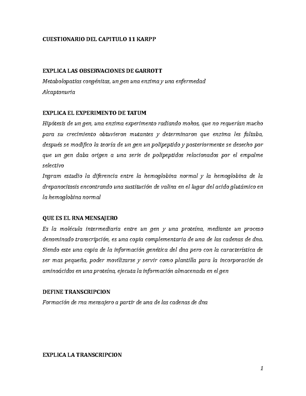 Cuestionario DEL Capitulo 11 Karpp - CUESTIONARIO DEL CAPITULO 11 KARPP ...
