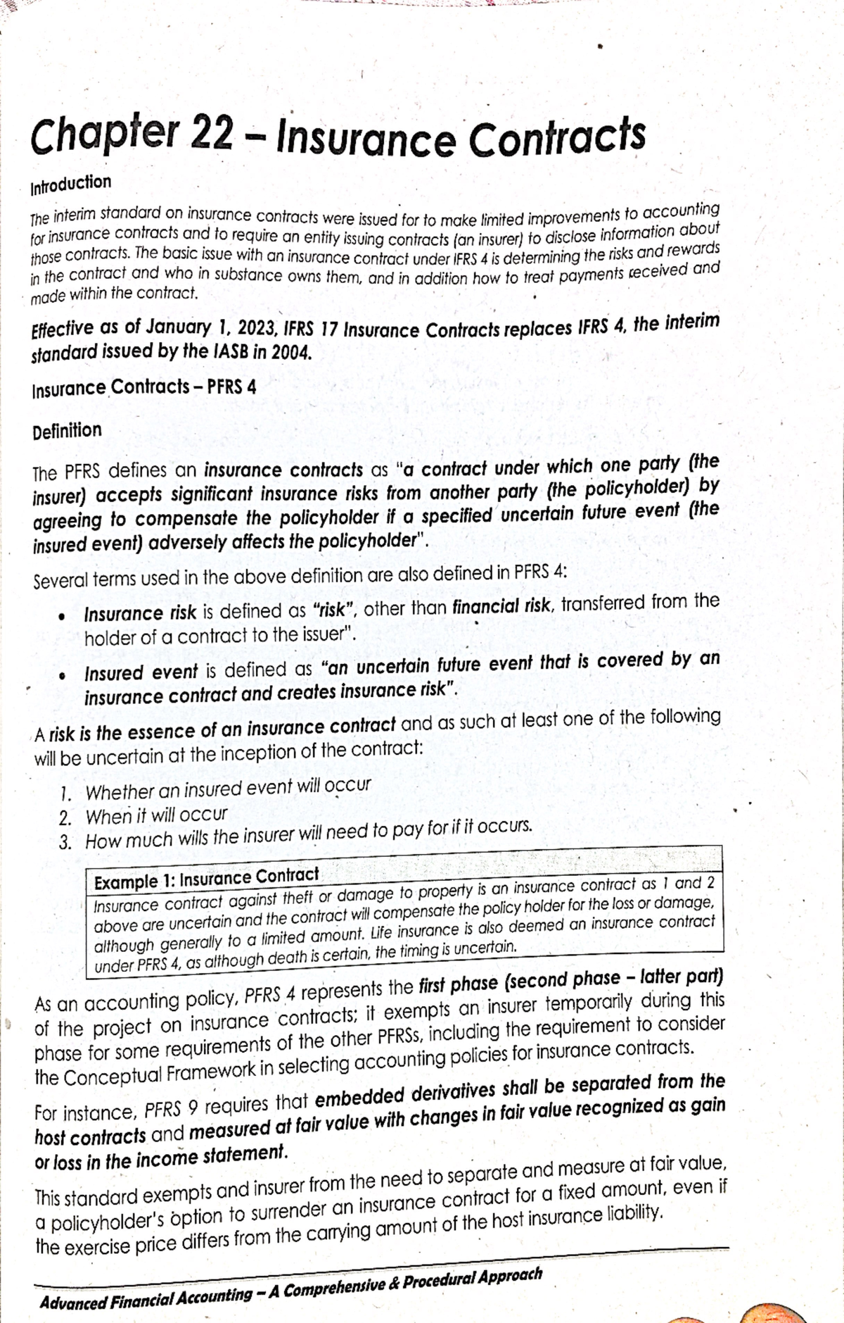 Advanced Financial Accounting Chapter 22 - BS Accountancy - Studocu