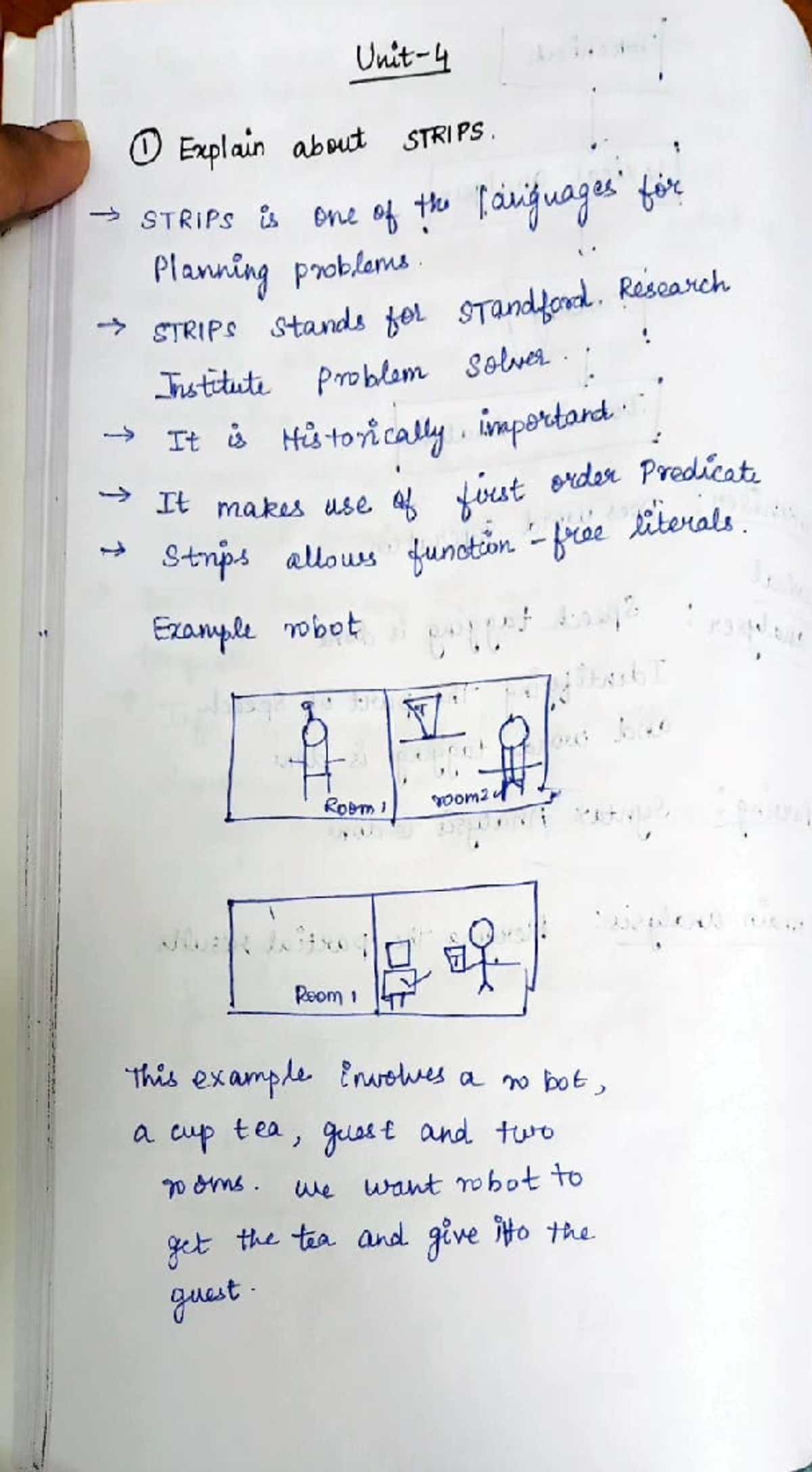 AI CTS Merged-21-35 - notes - O Expl ain abut ’ STRIPS Unit- Planning ...