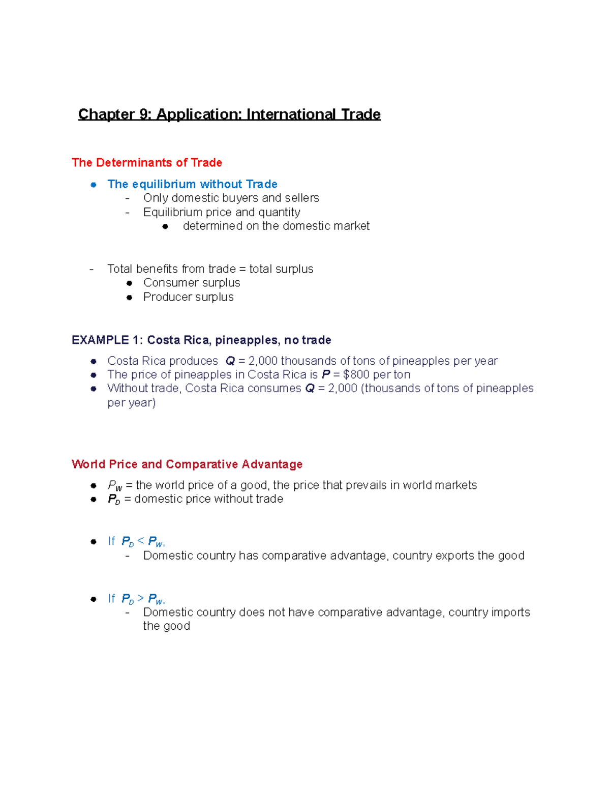 Chapter 9 Application International Trade - Chapter 9: Application ...