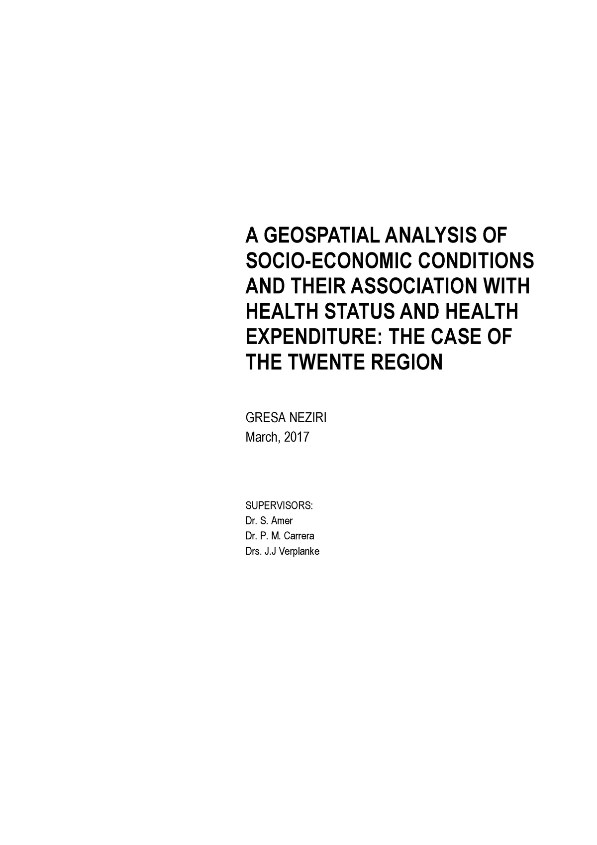 thesis on geospatial analysis