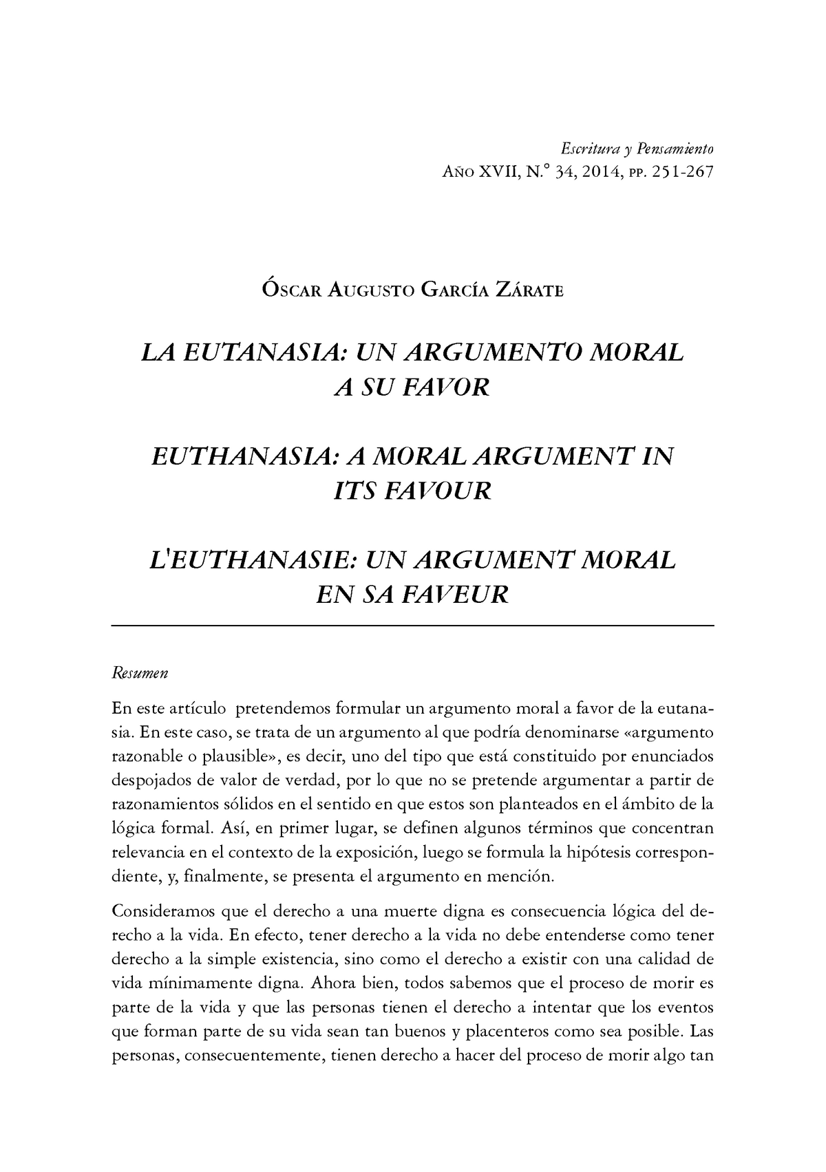 La Eutanasia Argumentos A Favor Y En Contra De Su Regularización ...