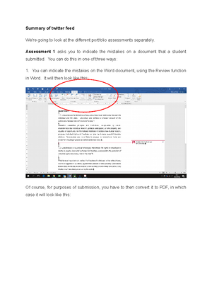 Feedback on Assignment 2 and model answer - This is true of all ...