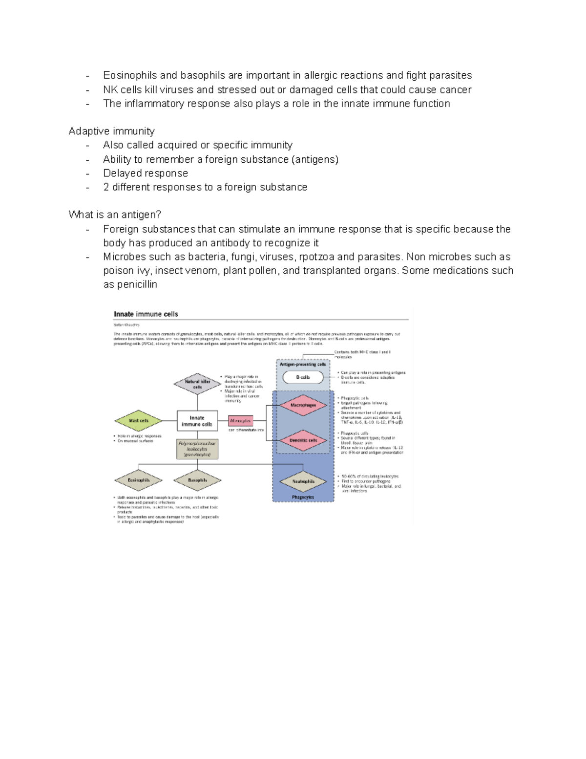 Patho Chapter 11 - Eosinophils and basophils are important in allergic ...