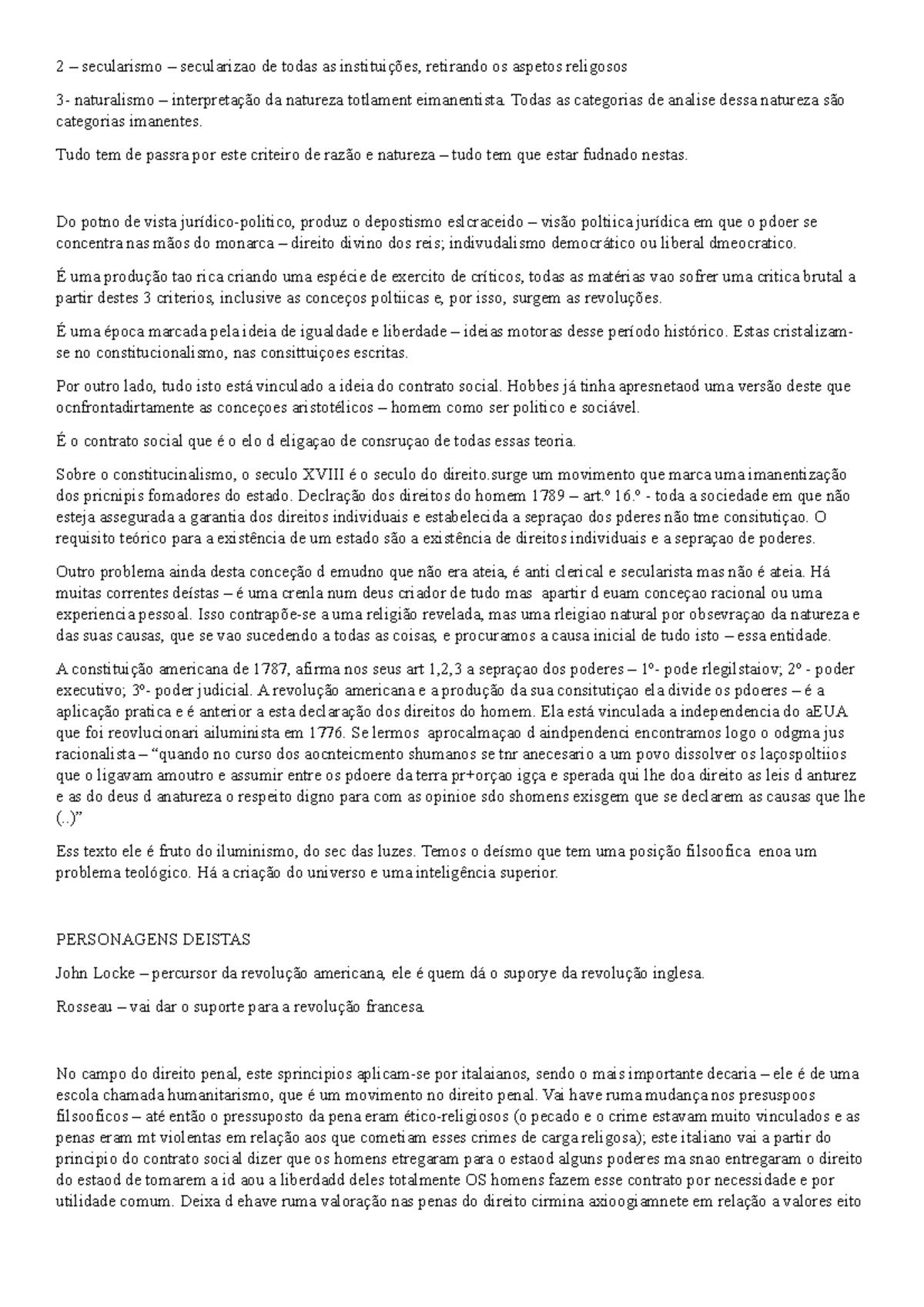 Aula prática de 17 abril - 2 – secularismo – secularizao de todas as ...