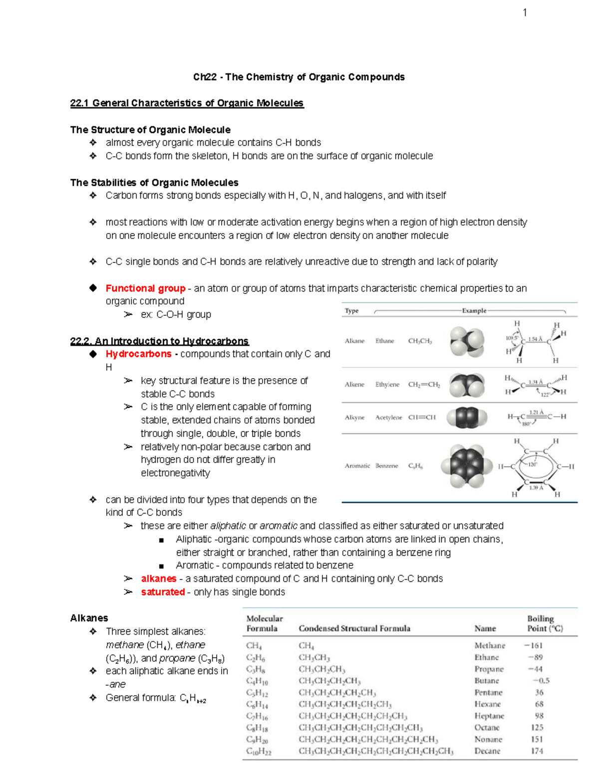 Summary Chemistry The Central Science Chapter notes on chapter 22