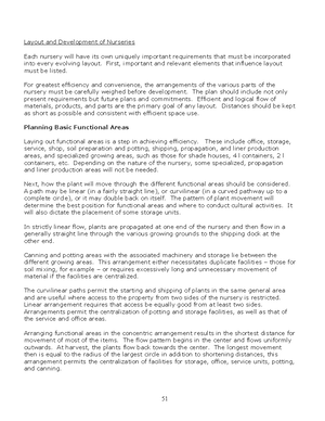 6 Layout and Development of Nurseries